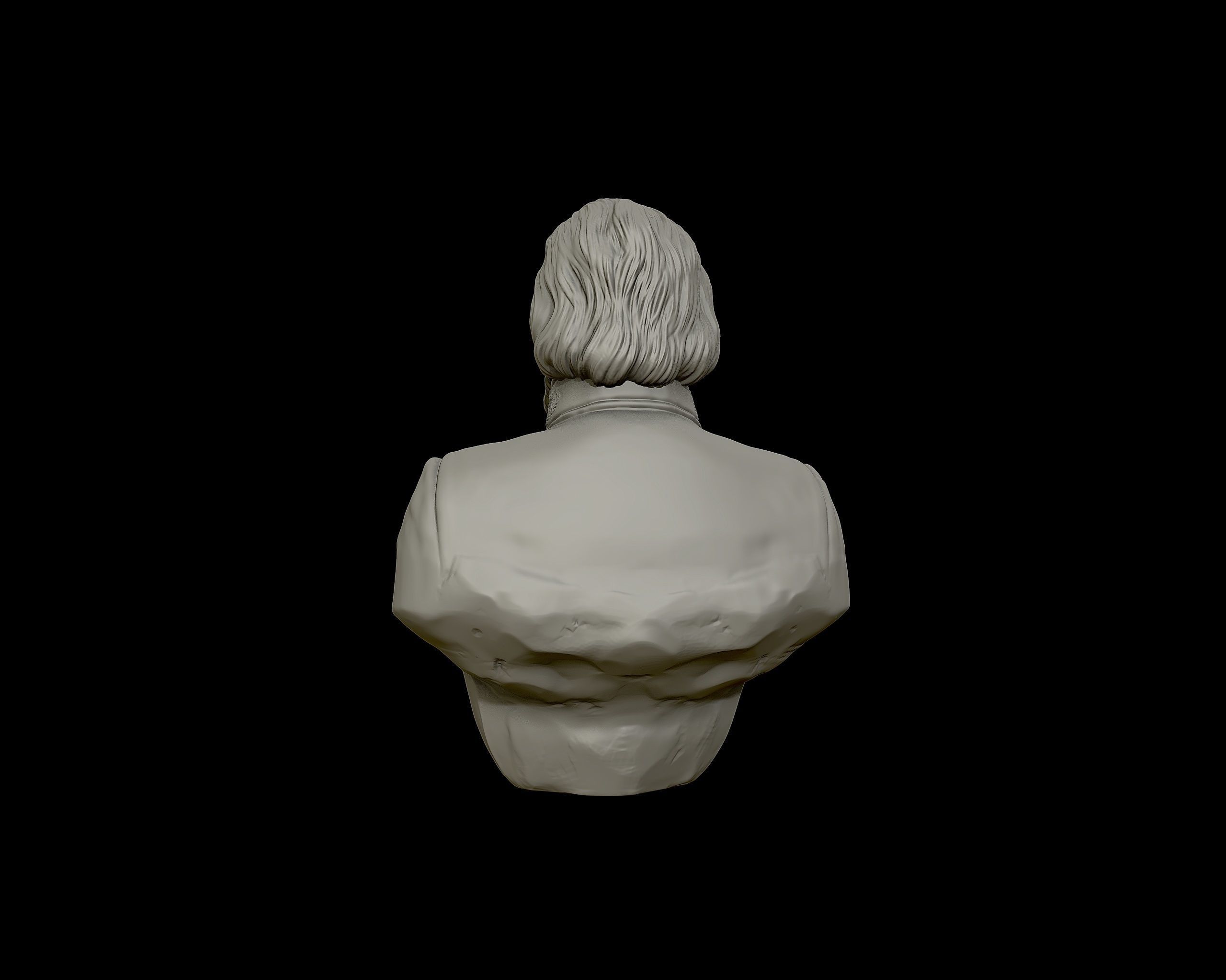 General James Longstreet bust sculpture 3D print model_21