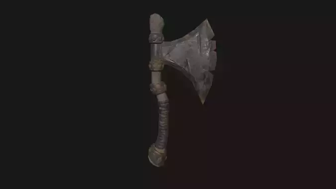 AXE Game Asset low poly 3D model  Low-poly 3D model