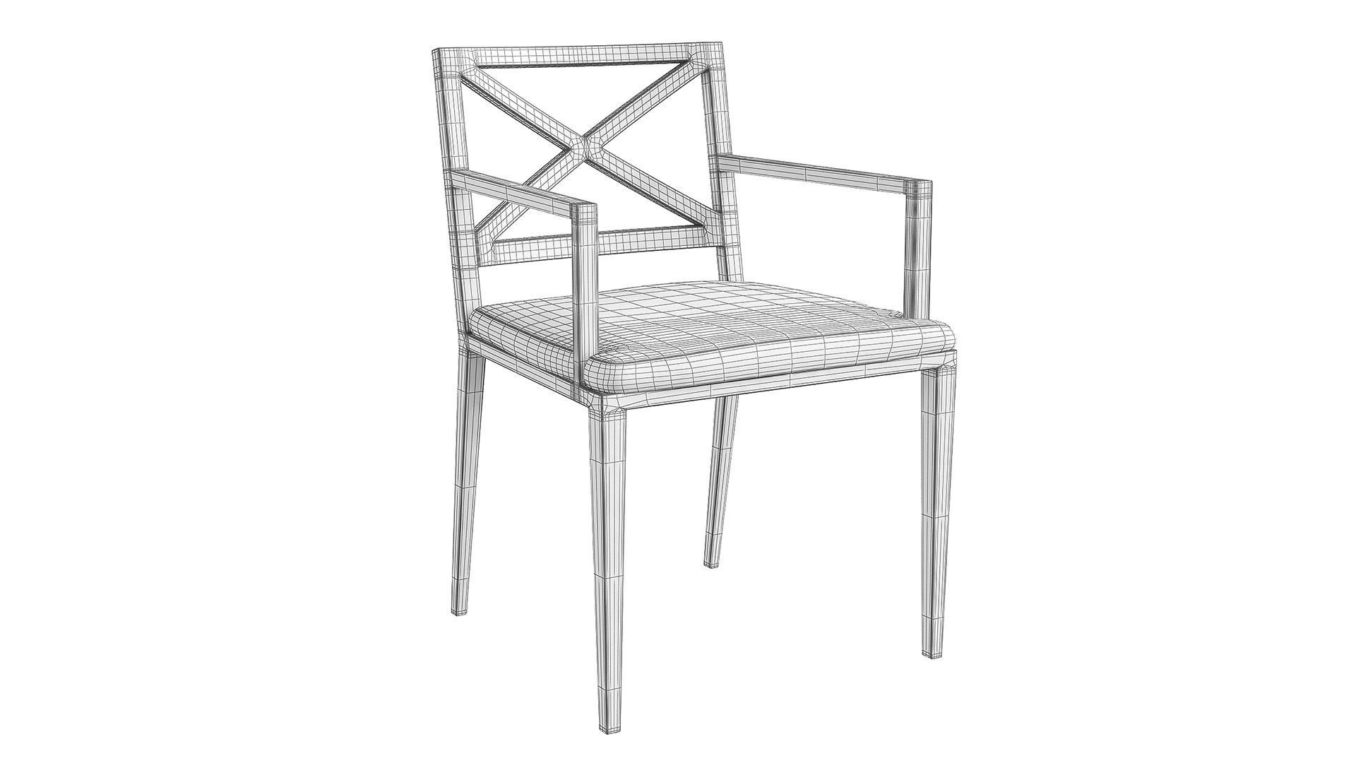 AZIMUTH CROSS ARMCHAIR 3D model_9