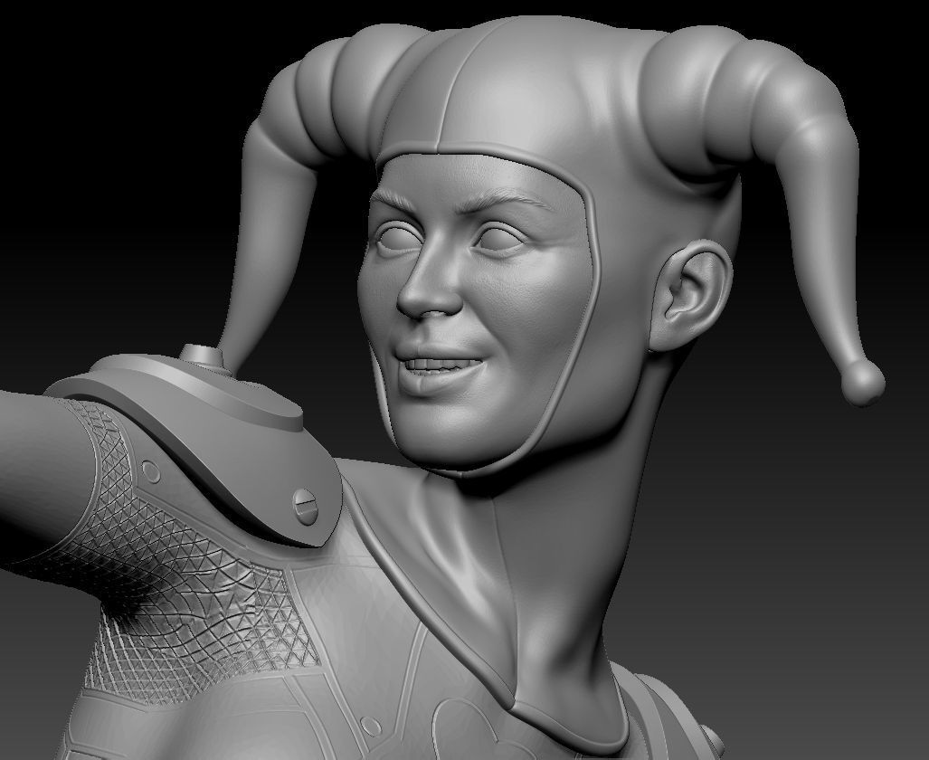 HARLEY QUINN CRAZY GIRL IN LOVE 3D model 3D printable CGTrader