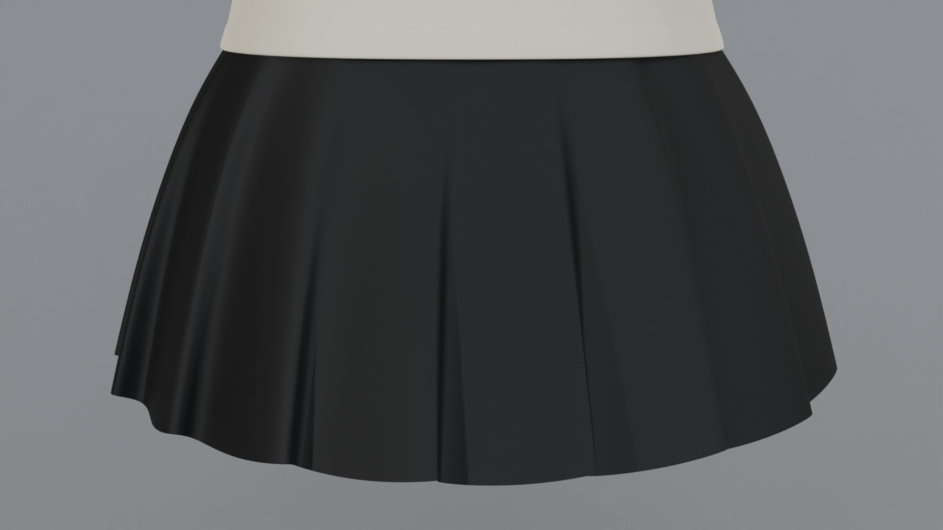 Chibi Japanese School Uniform 7 3D model_11