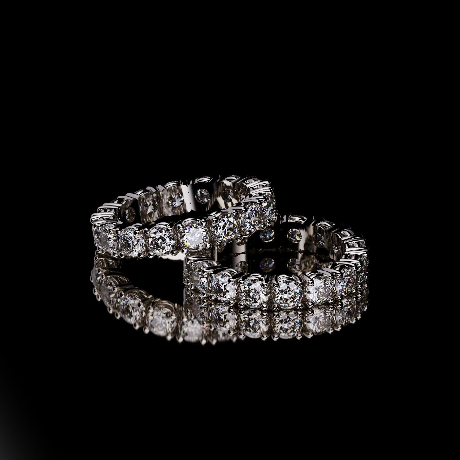 Eternity Rings  Collection All Sizes 001 3D print model_1