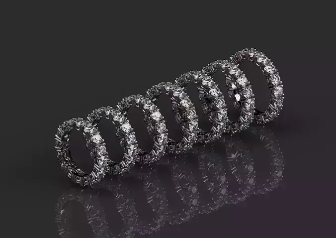 Eternity Rings  Collection All Sizes 001