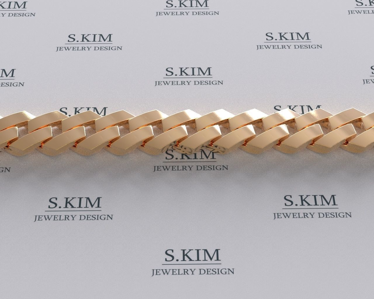 Link of chain  3D print model_1