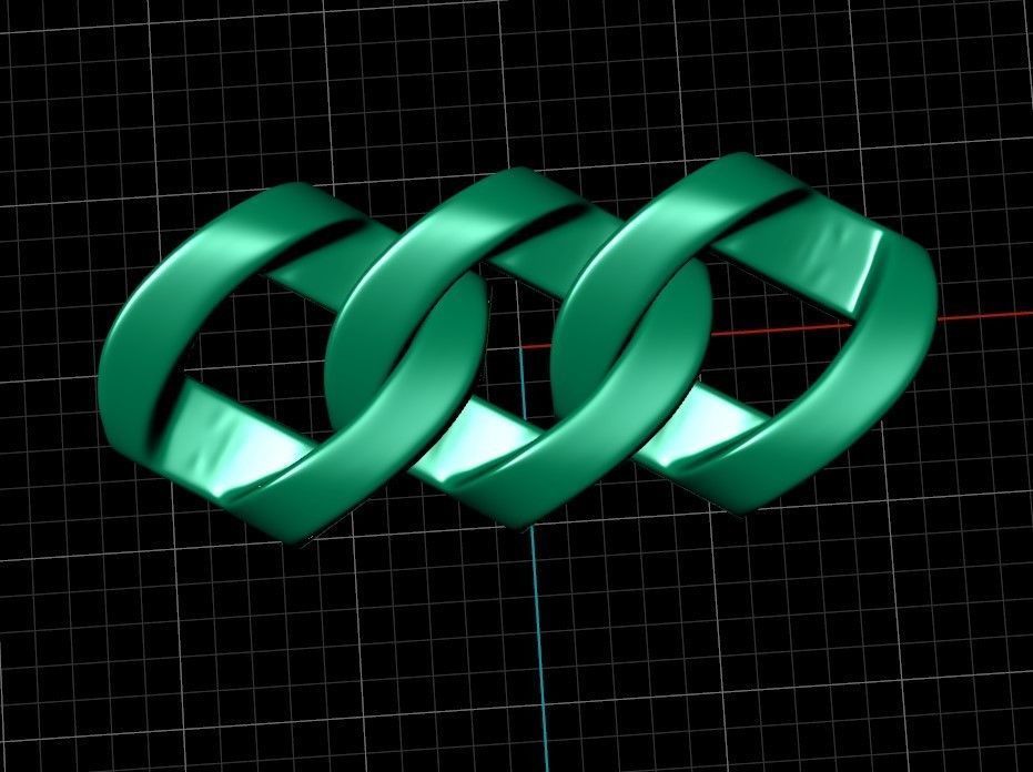 Link of chain  3D print model_5