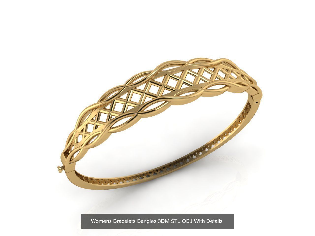 57 Models Women Bracelets Womens Bracelet Plain Models  3DM STL 3D Model Collection_22