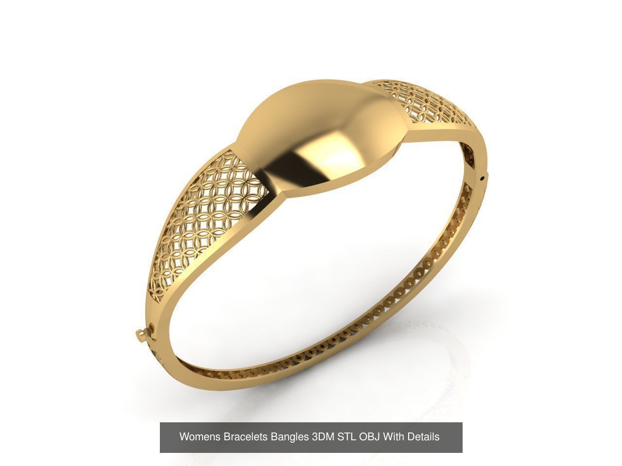 57 Models Women Bracelets Womens Bracelet Plain Models  3DM STL 3D Model Collection_56