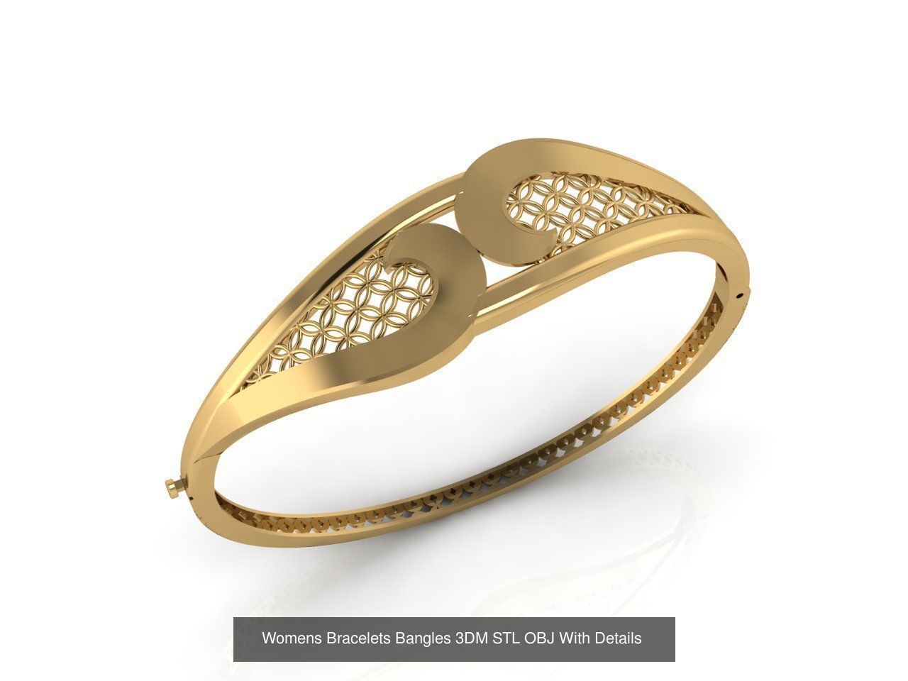 57 Models Women Bracelets Womens Bracelet Plain Models  3DM STL 3D Model Collection_14