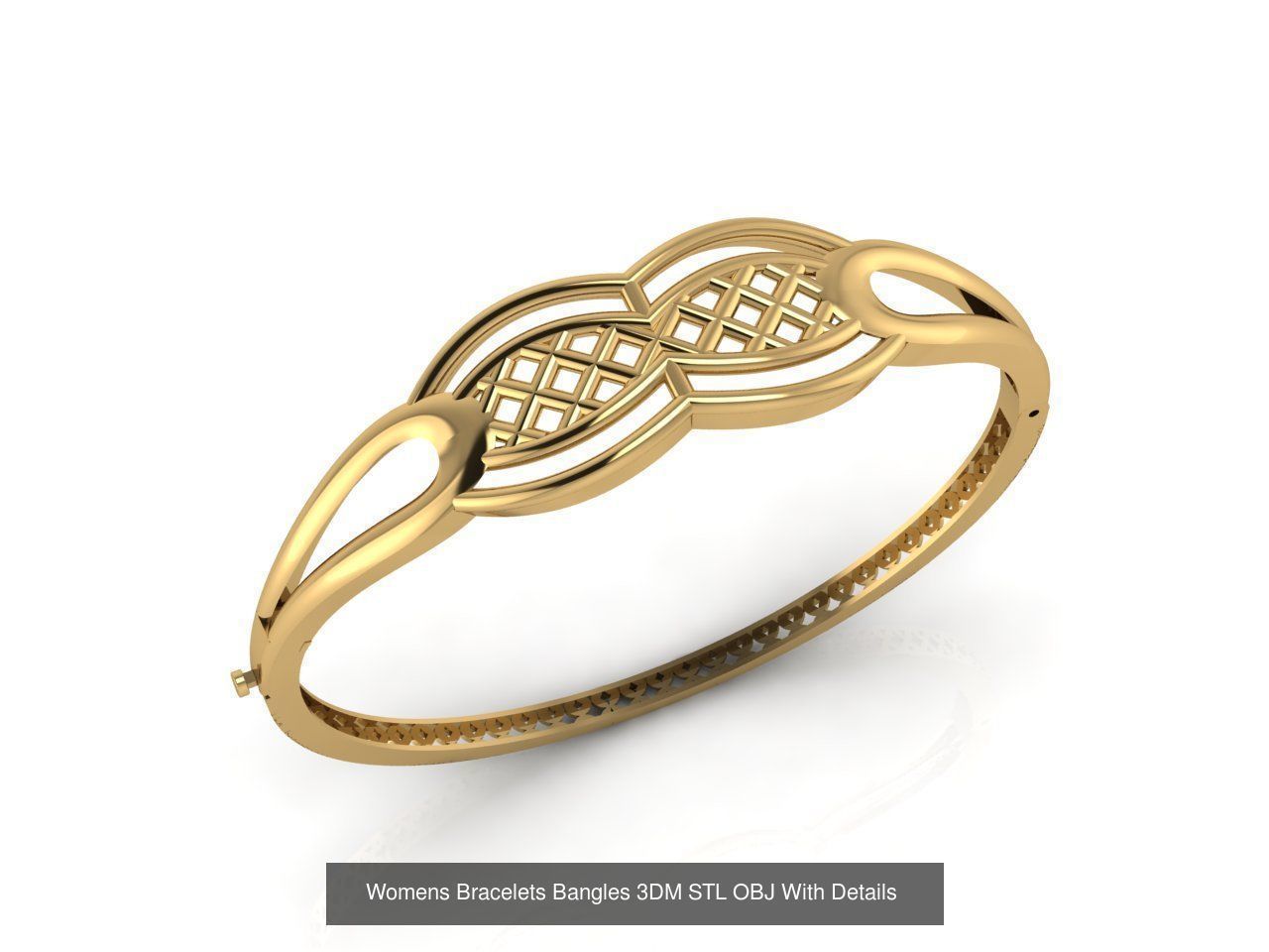 57 Models Women Bracelets Womens Bracelet Plain Models  3DM STL 3D Model Collection_23