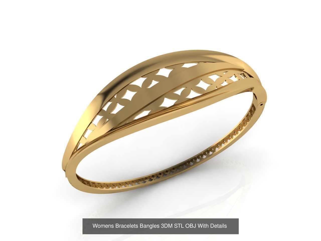 57 Models Women Bracelets Womens Bracelet Plain Models  3DM STL 3D Model Collection_20