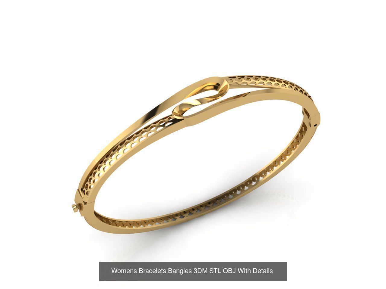 57 Models Women Bracelets Womens Bracelet Plain Models  3DM STL 3D Model Collection_38