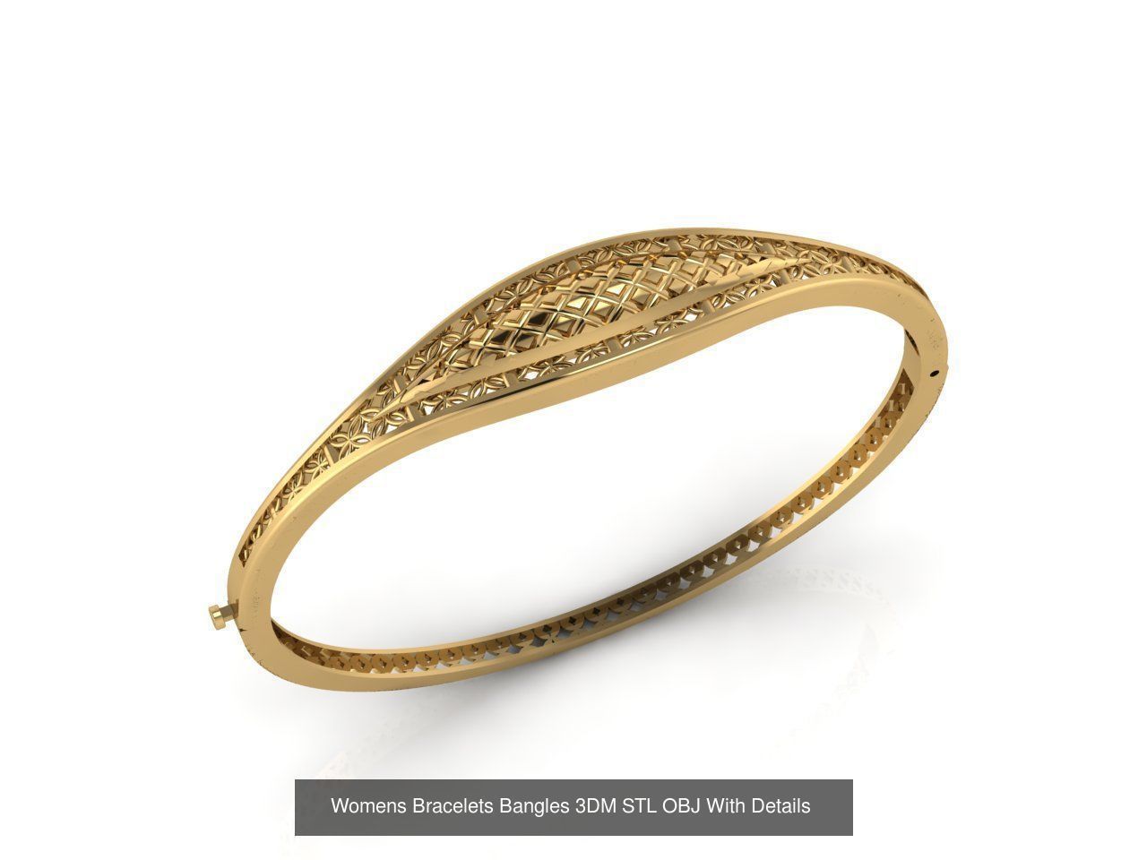 57 Models Women Bracelets Womens Bracelet Plain Models  3DM STL 3D Model Collection_13