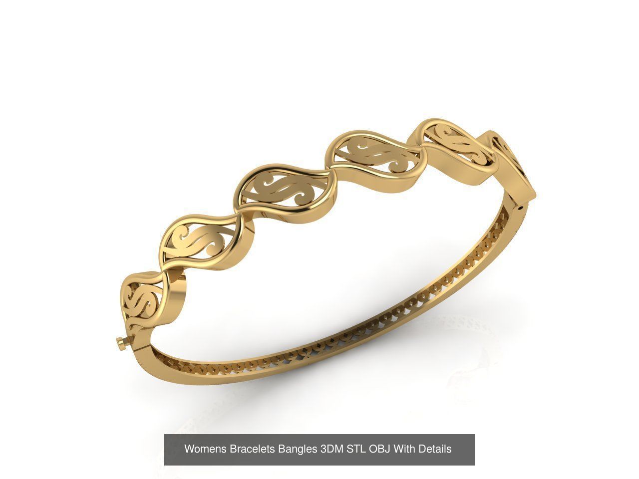 57 Models Women Bracelets Womens Bracelet Plain Models  3DM STL 3D Model Collection_32