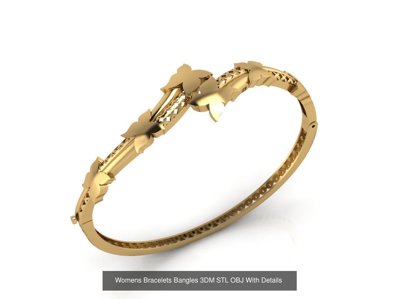 57 Models Women Bracelets Womens Bracelet Plain Models  3DM STL 3D Model Collection_48