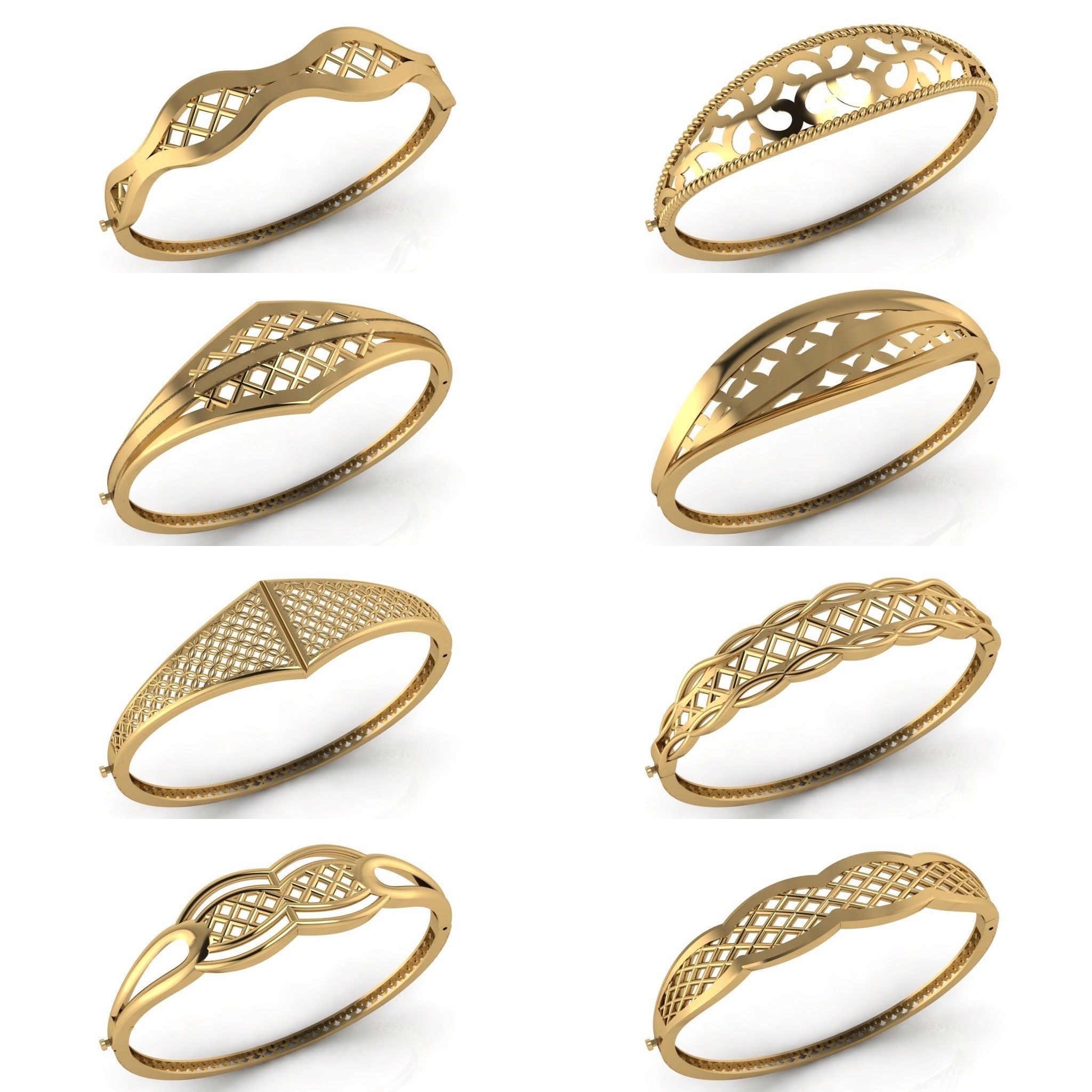 57 Models Women Bracelets Womens Bracelet Plain Models  3DM STL 3D Model Collection_5