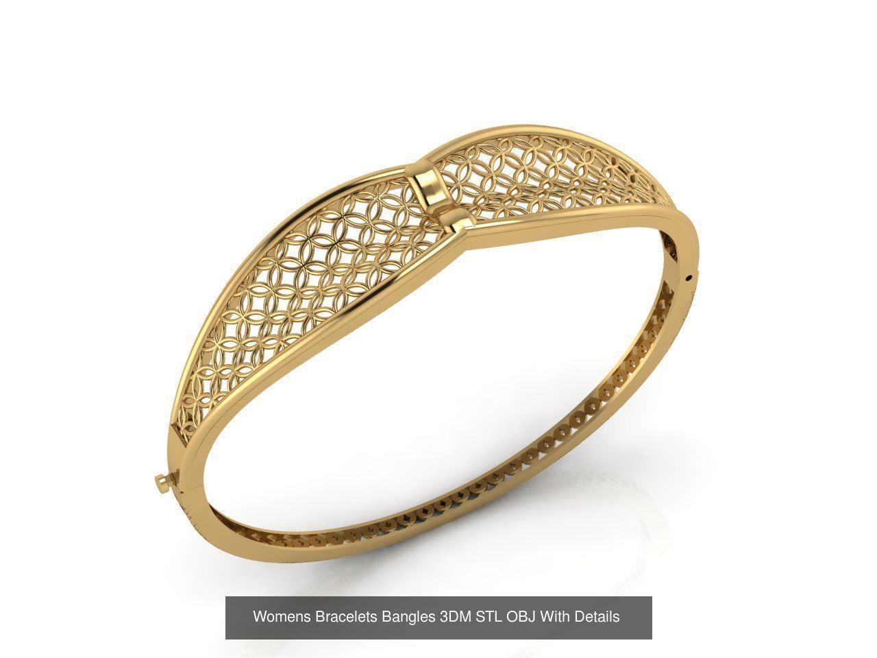 57 Models Women Bracelets Womens Bracelet Plain Models  3DM STL 3D Model Collection_49