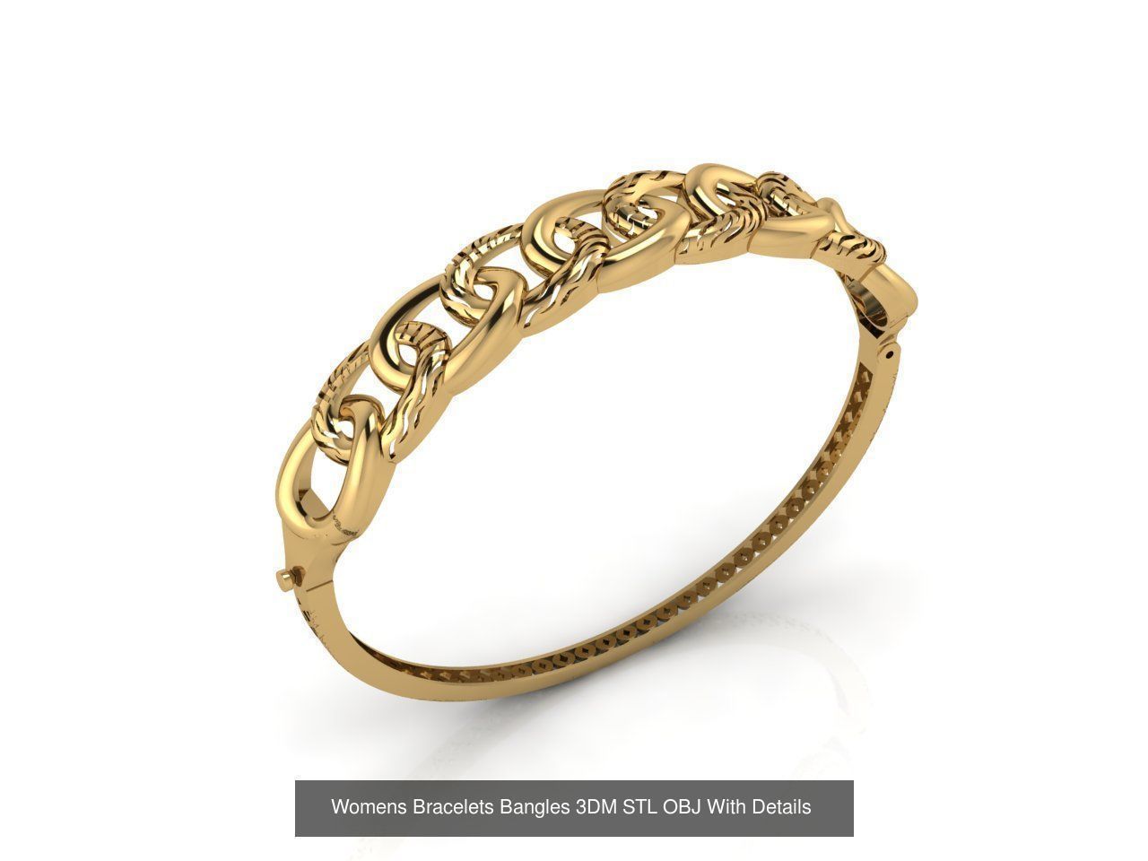 57 Models Women Bracelets Womens Bracelet Plain Models  3DM STL 3D Model Collection_54