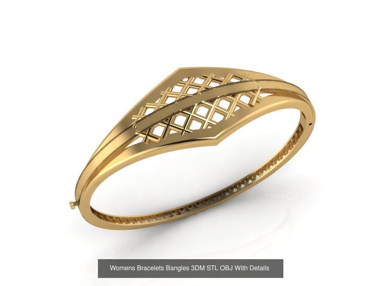 57 Models Women Bracelets Womens Bracelet Plain Models  3DM STL 3D Model Collection_19