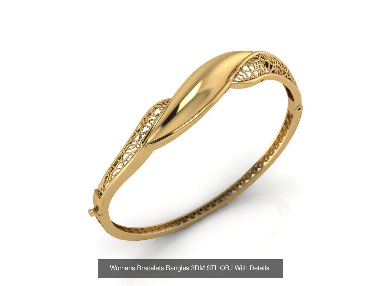 57 Models Women Bracelets Womens Bracelet Plain Models  3DM STL 3D Model Collection_7