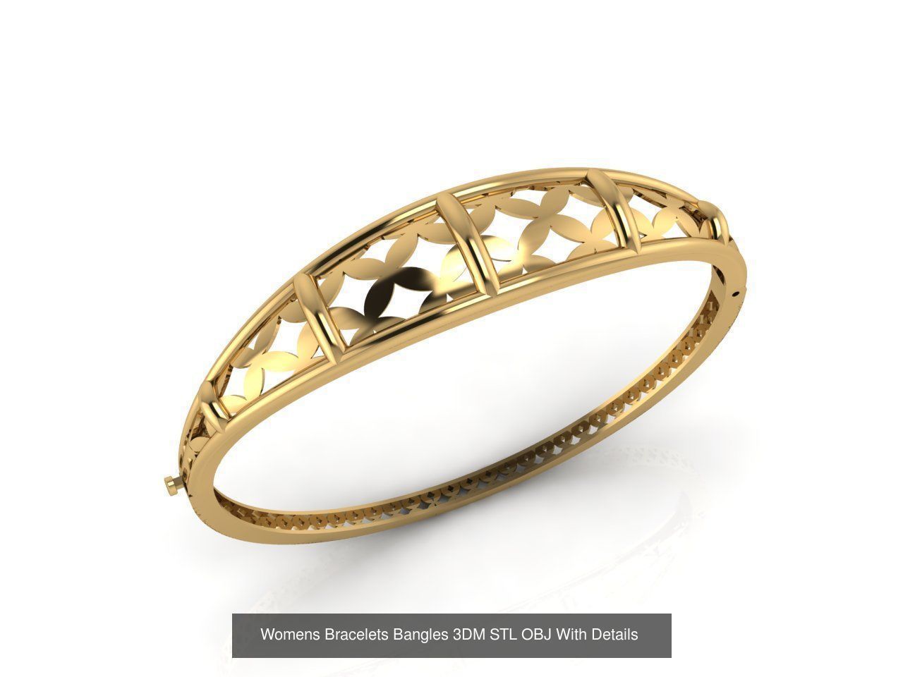 57 Models Women Bracelets Womens Bracelet Plain Models  3DM STL 3D Model Collection_12