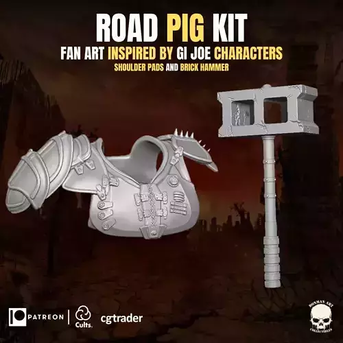 Road Pig Kit for action figures