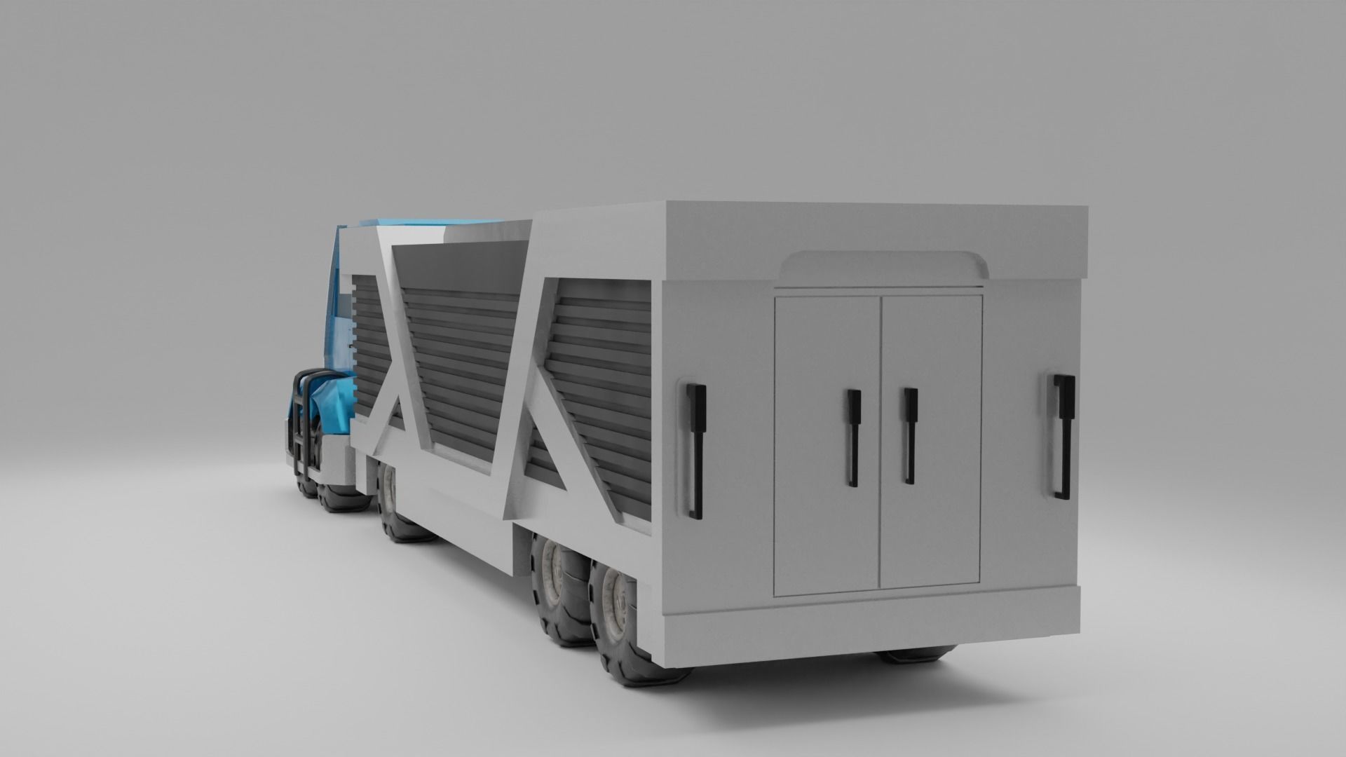 Scifi Truck 3D model_1