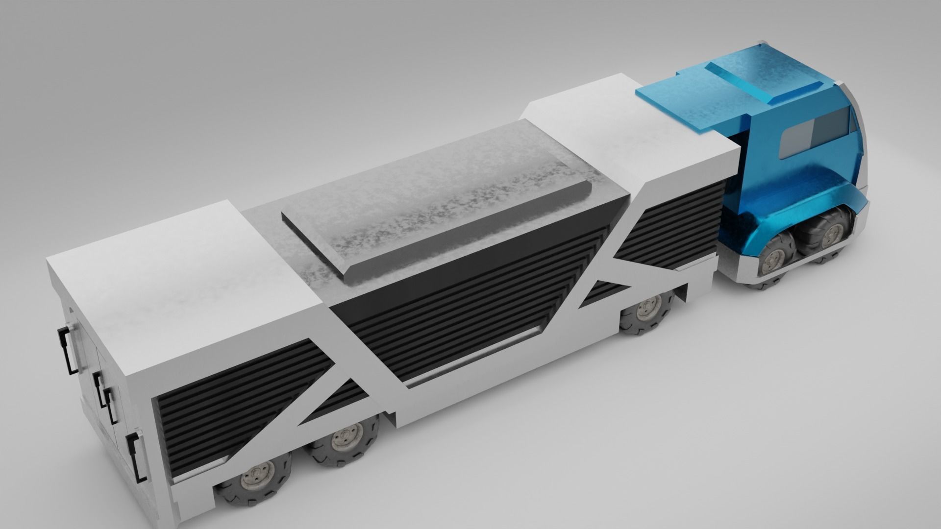 Scifi Truck 3D model_6