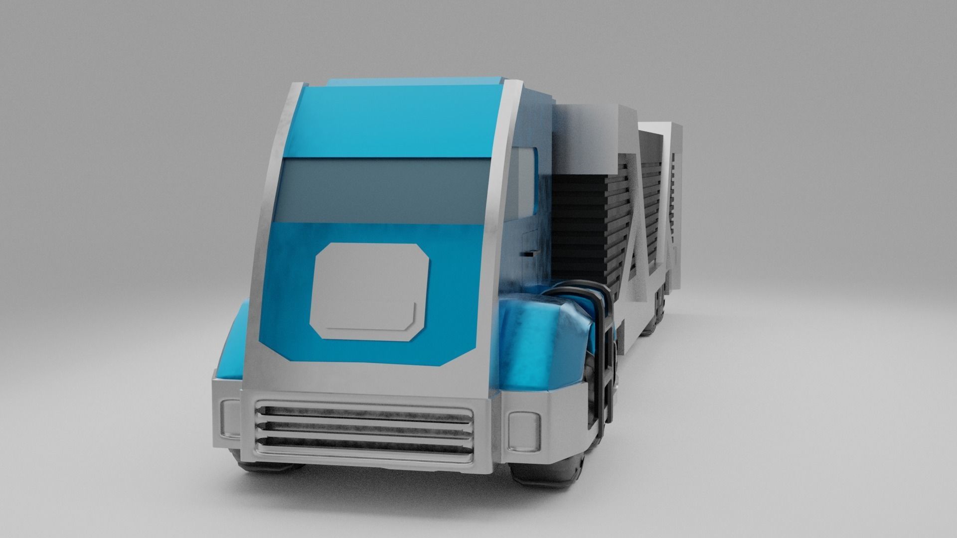 Scifi Truck 3D model_3