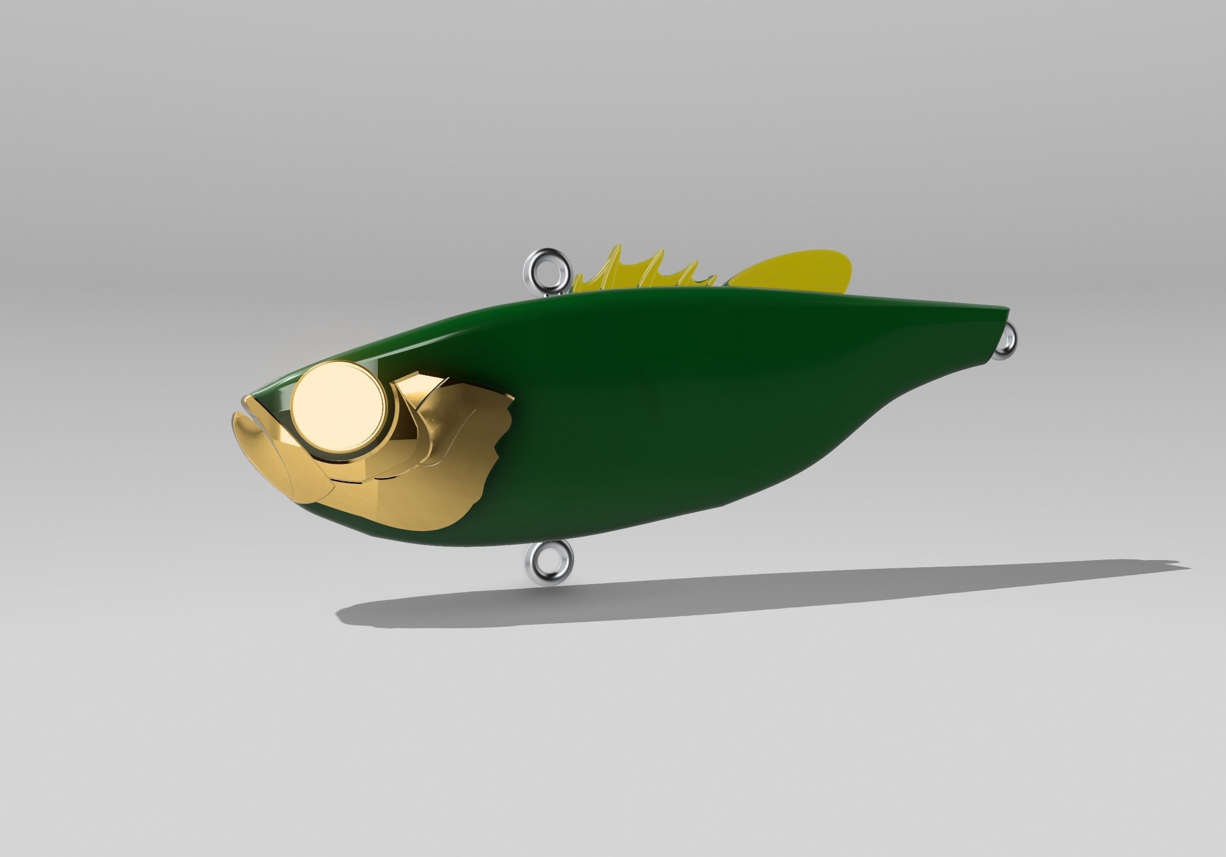 3D Vibration lure 3D print model_7