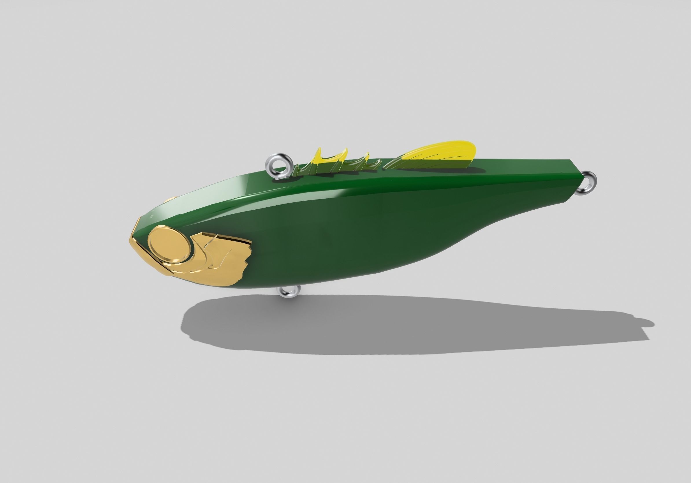 3D Vibration lure 3D print model_5