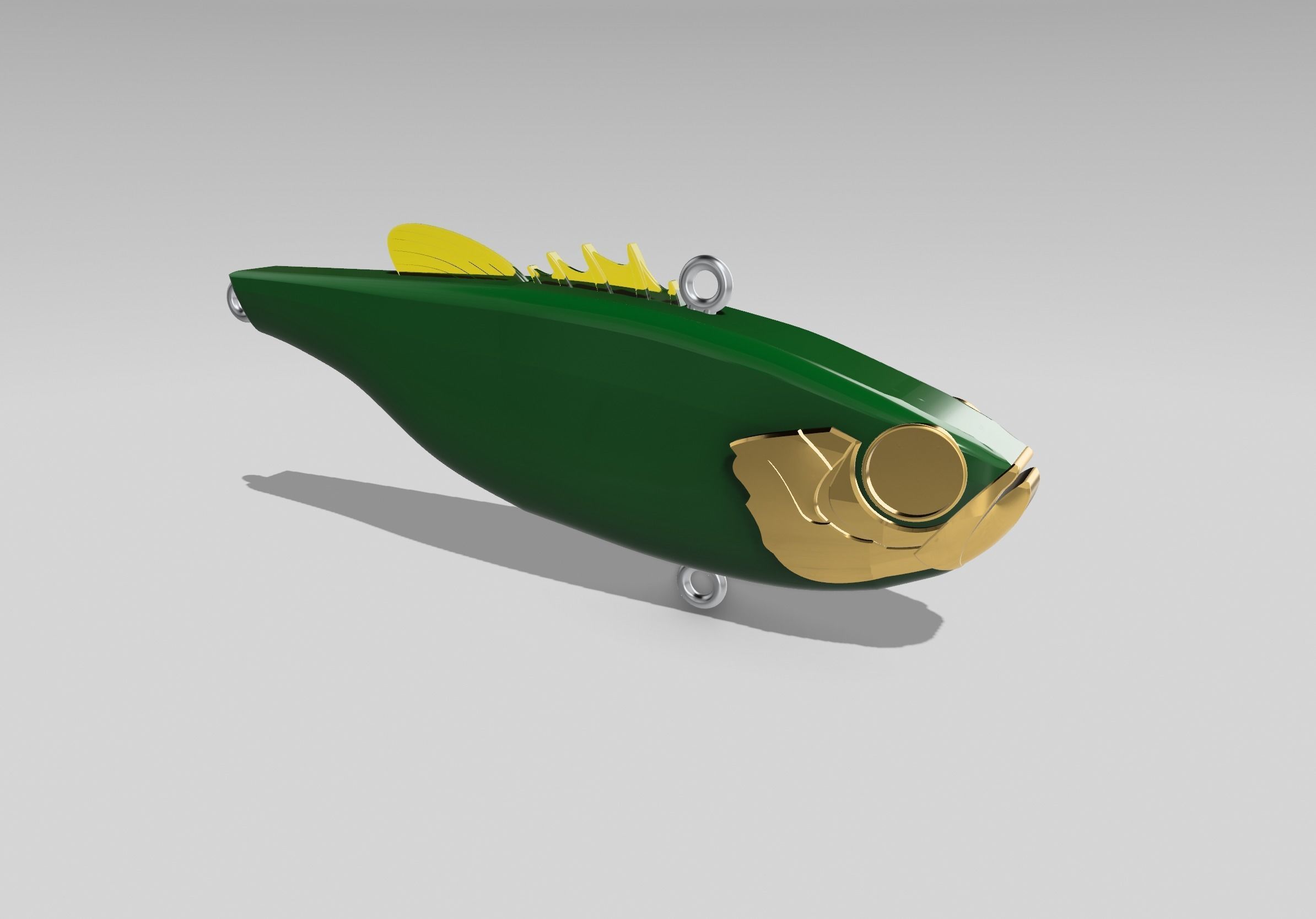 3D Vibration lure 3D print model_4
