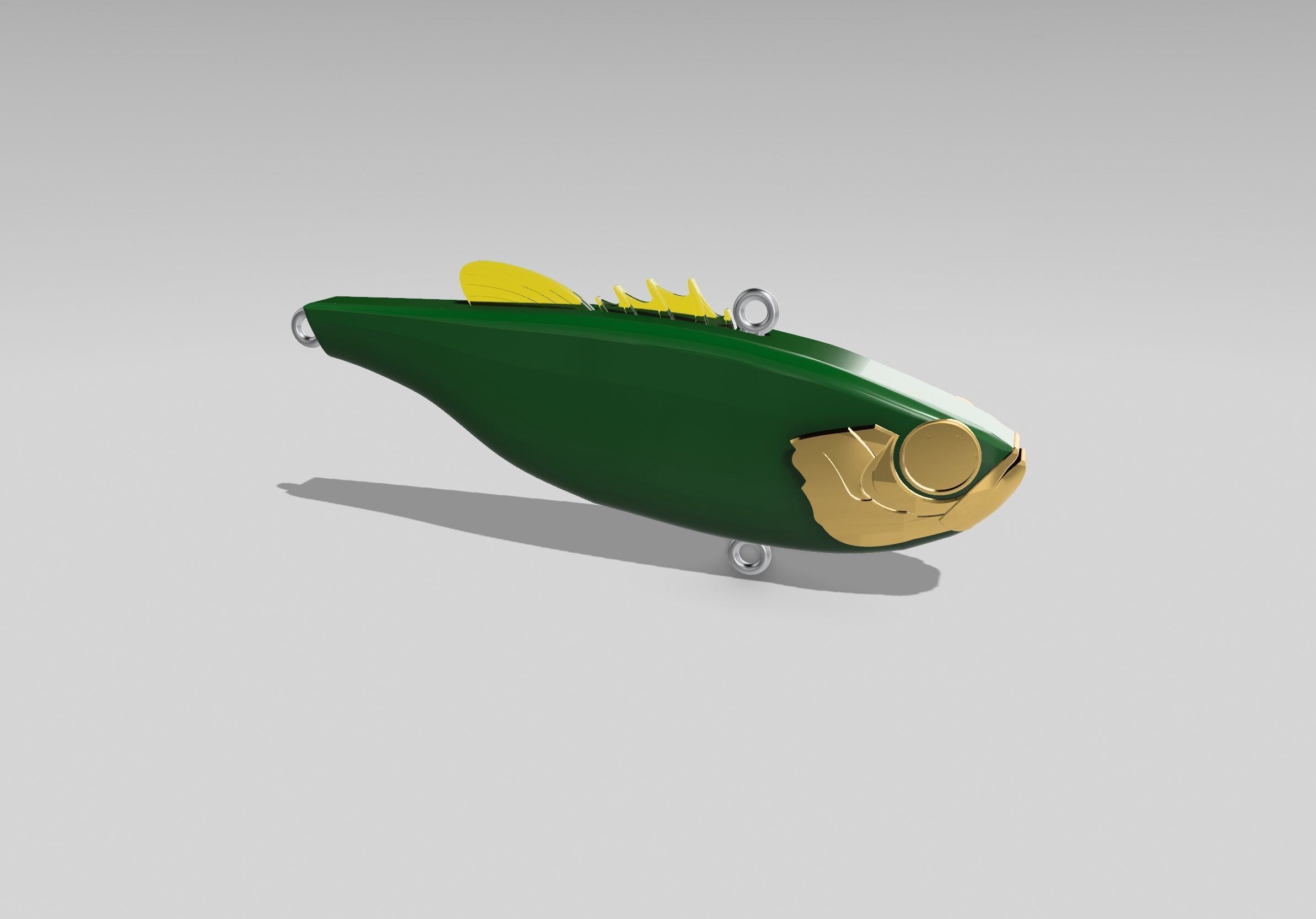 3D Vibration lure 3D print model_6