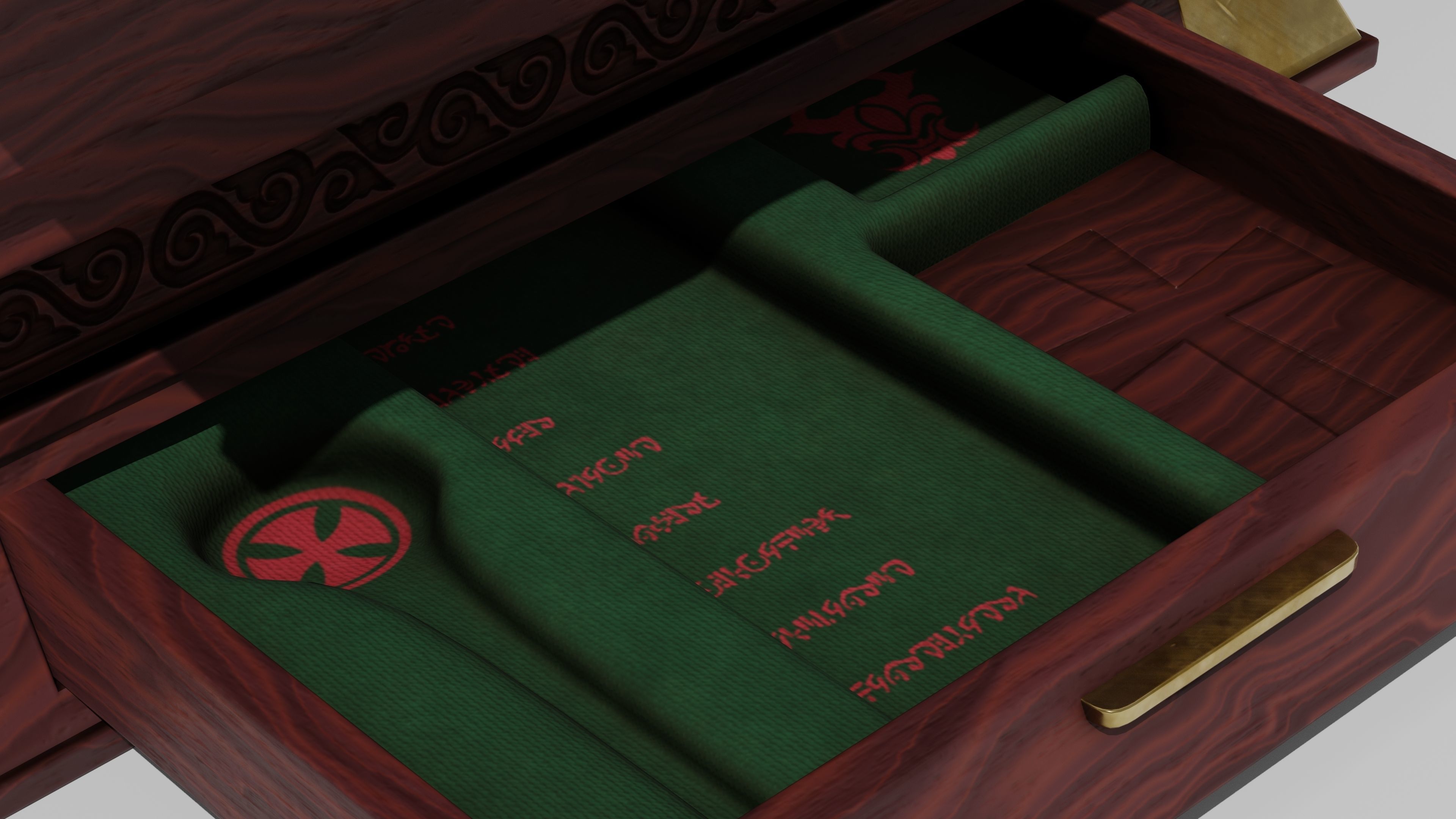 OB 00 05 vampire hunter trunk Low-poly 3D model_13