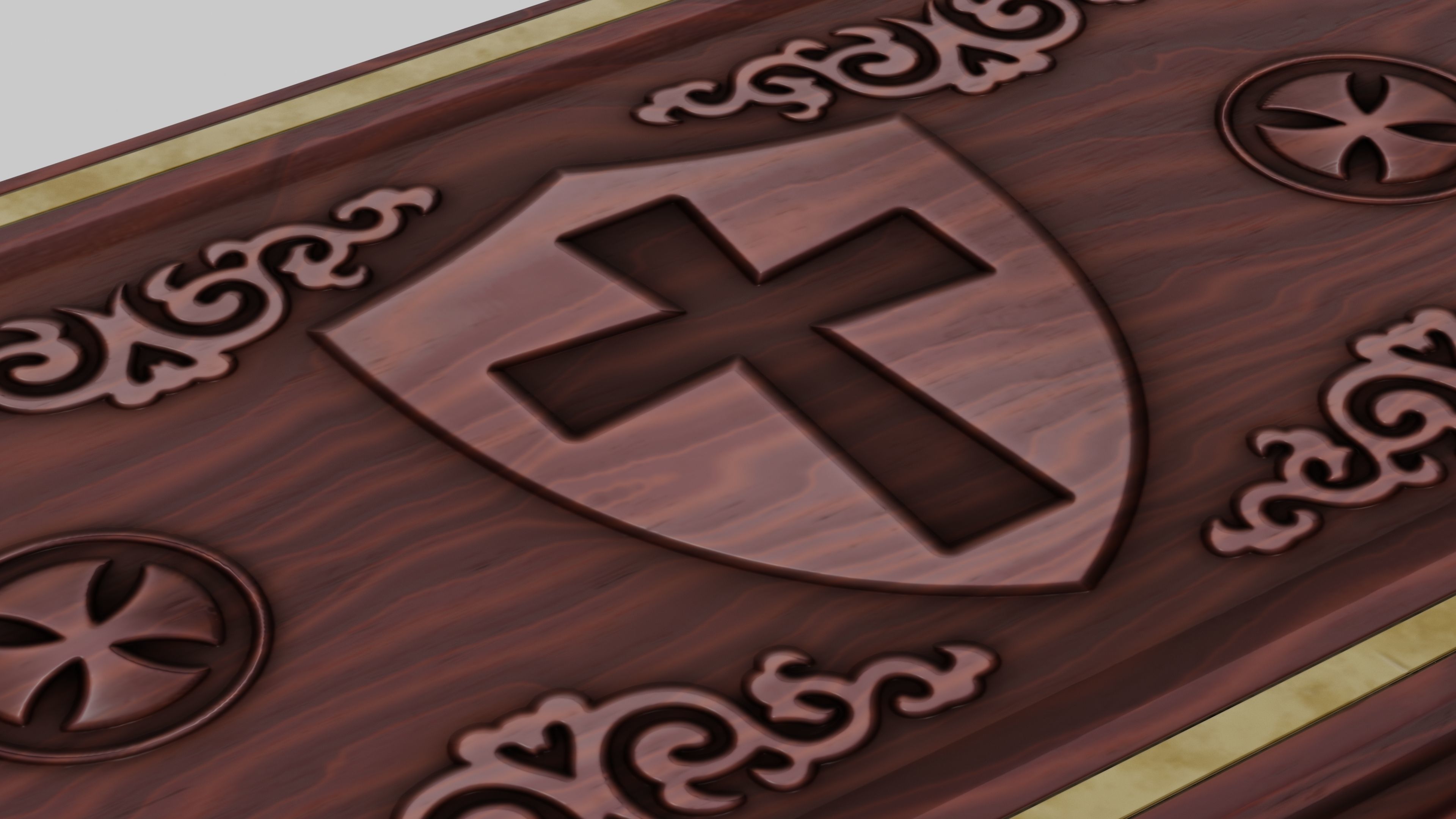 OB 00 05 vampire hunter trunk Low-poly 3D model_8