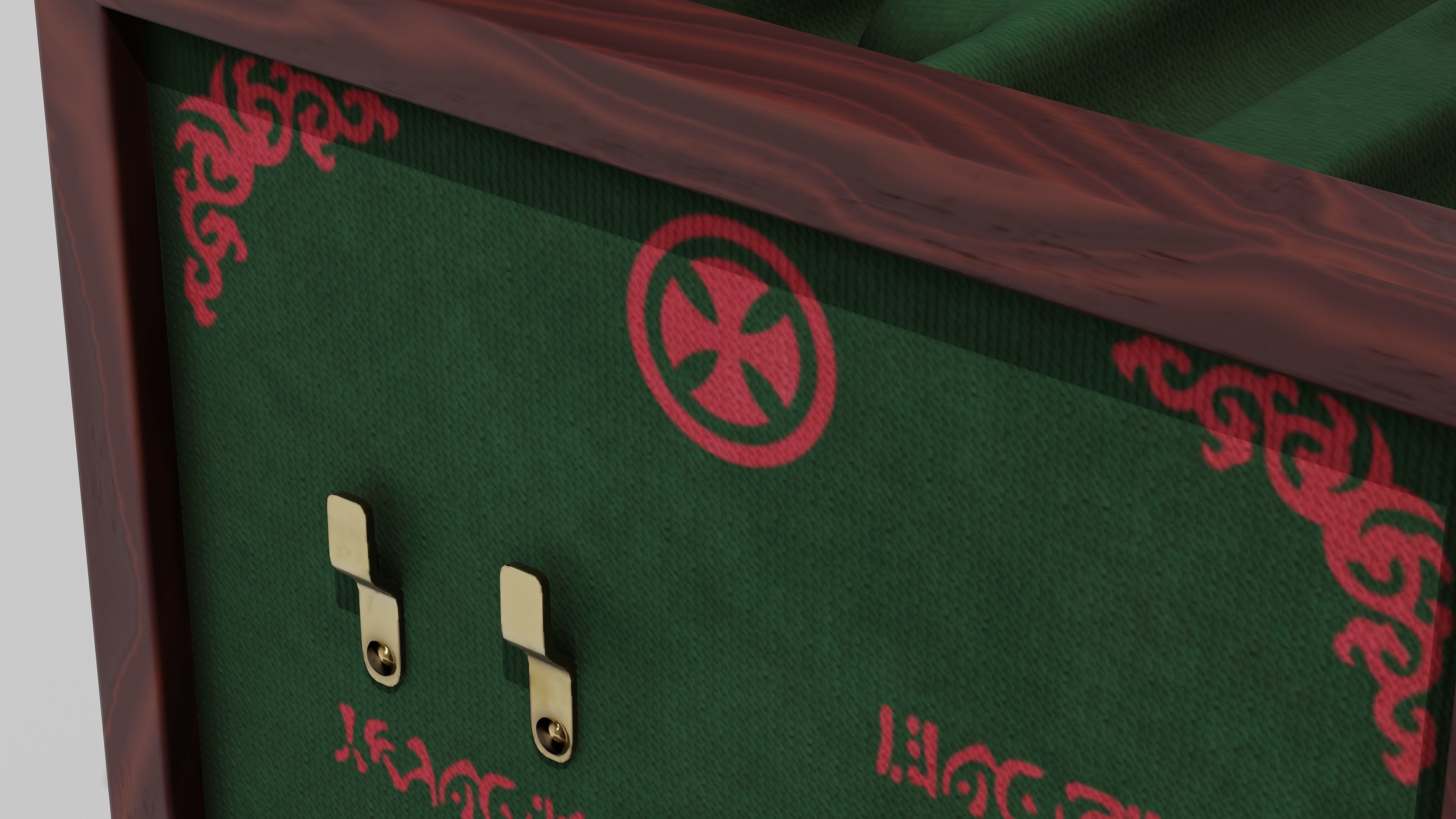 OB 00 05 vampire hunter trunk Low-poly 3D model_9