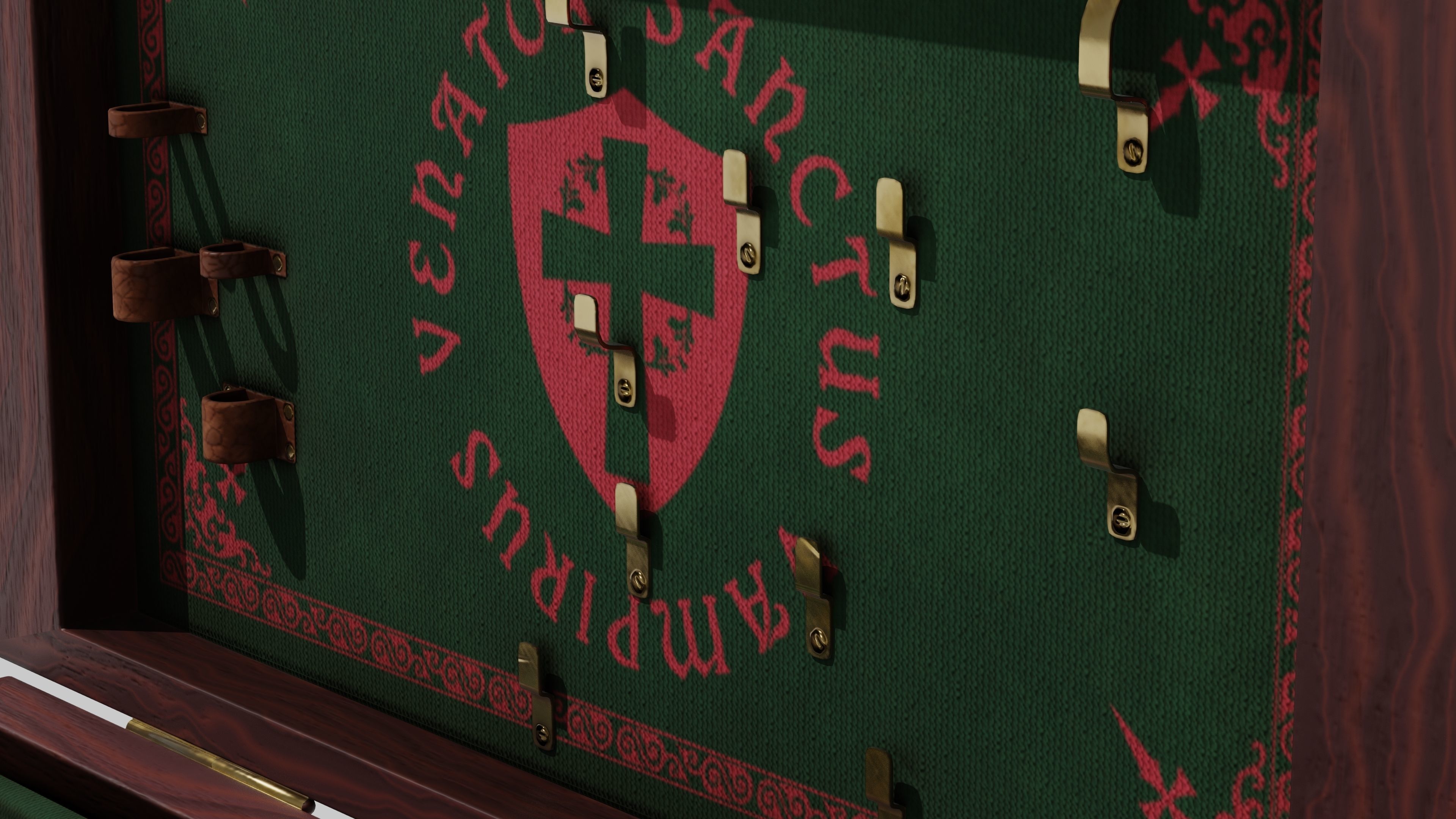 OB 00 05 vampire hunter trunk Low-poly 3D model_10