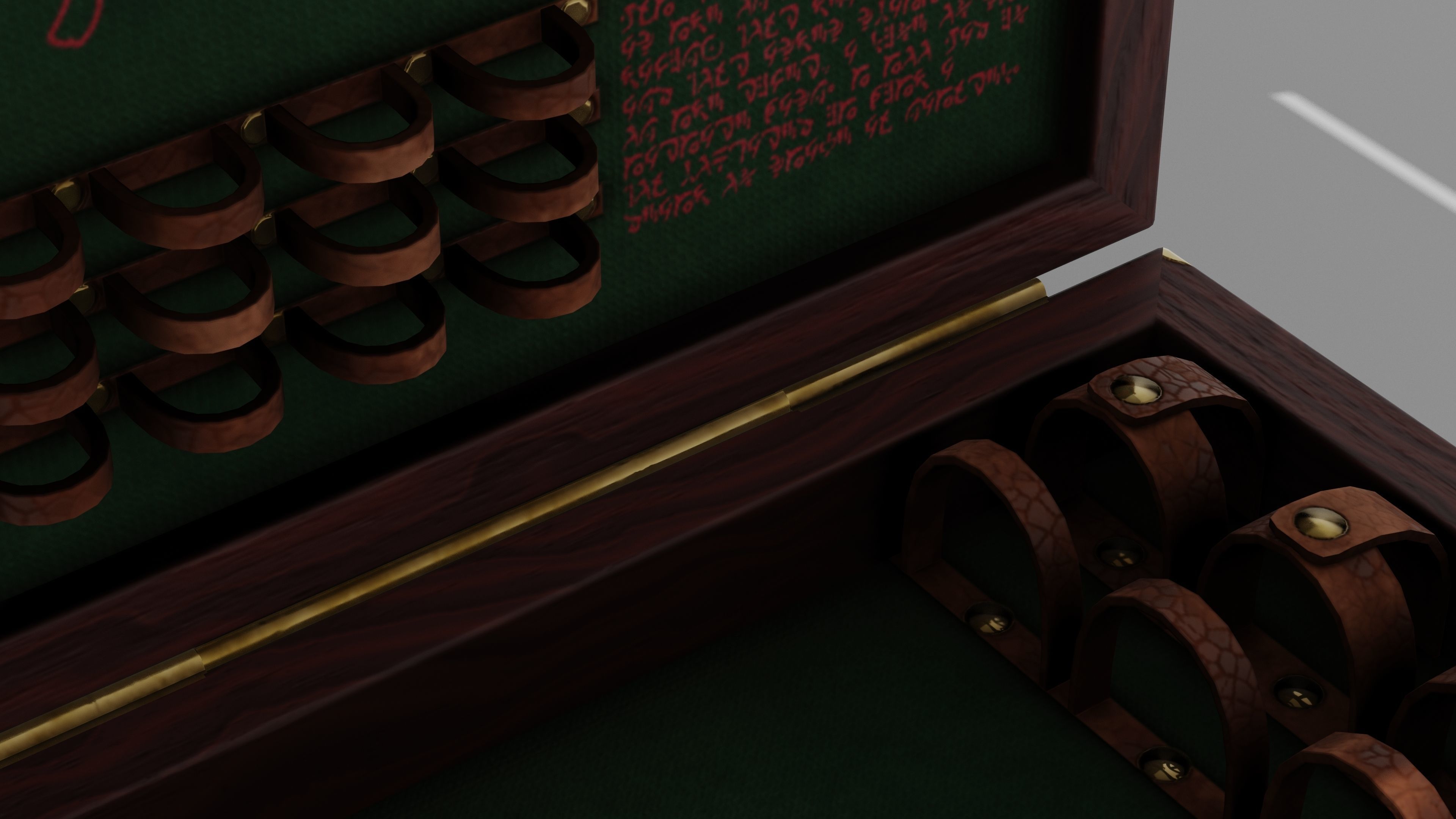 OB 00 05 vampire hunter trunk Low-poly 3D model_11