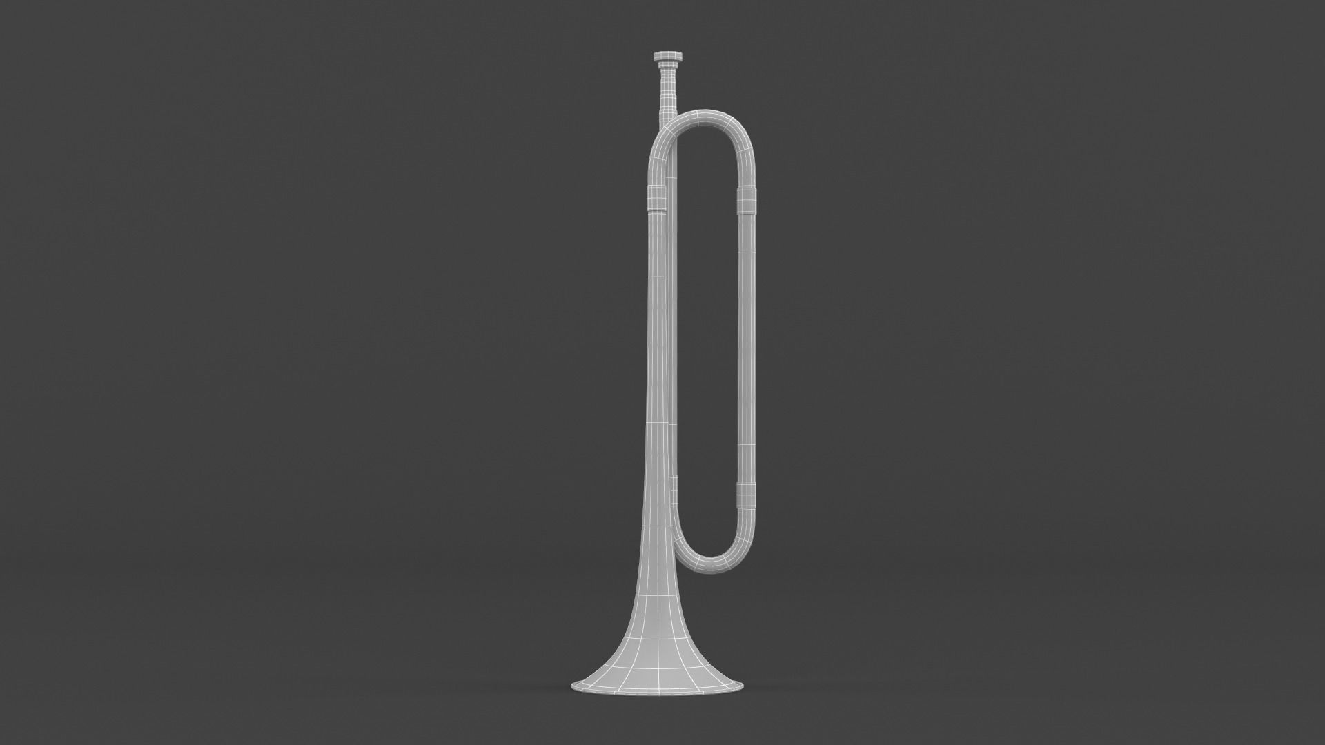 Trumpets brass trumpet 3D model_17