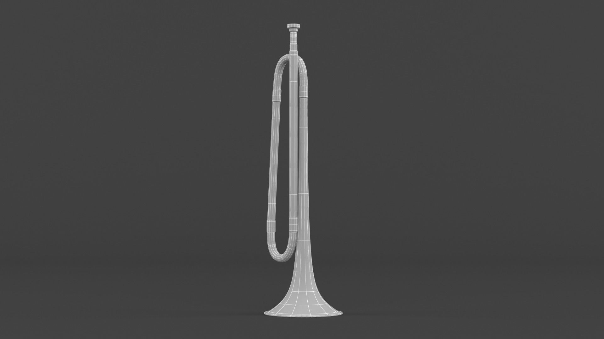 Trumpets brass trumpet 3D model_13