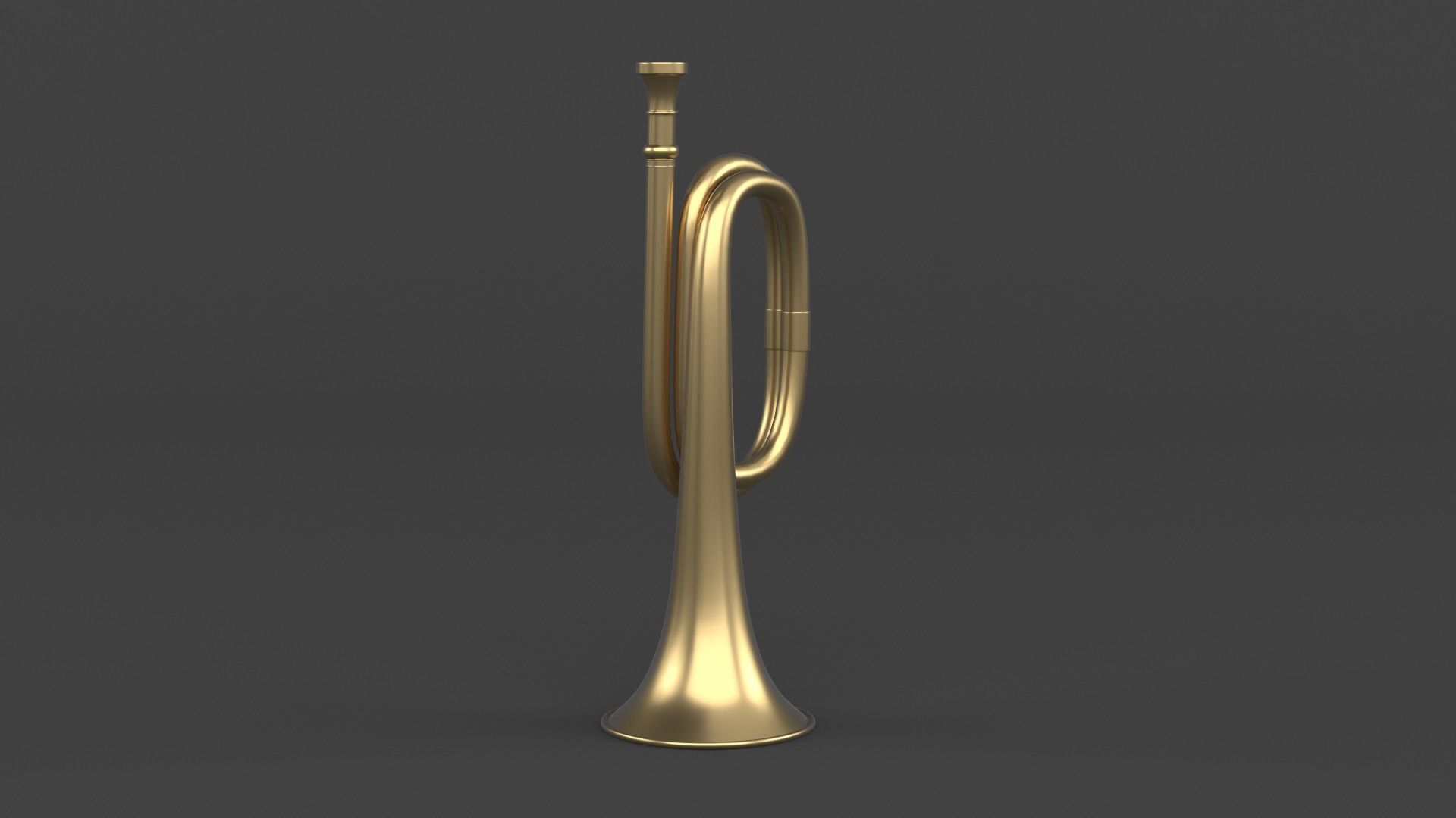 Trumpets brass trumpet 3D model_2