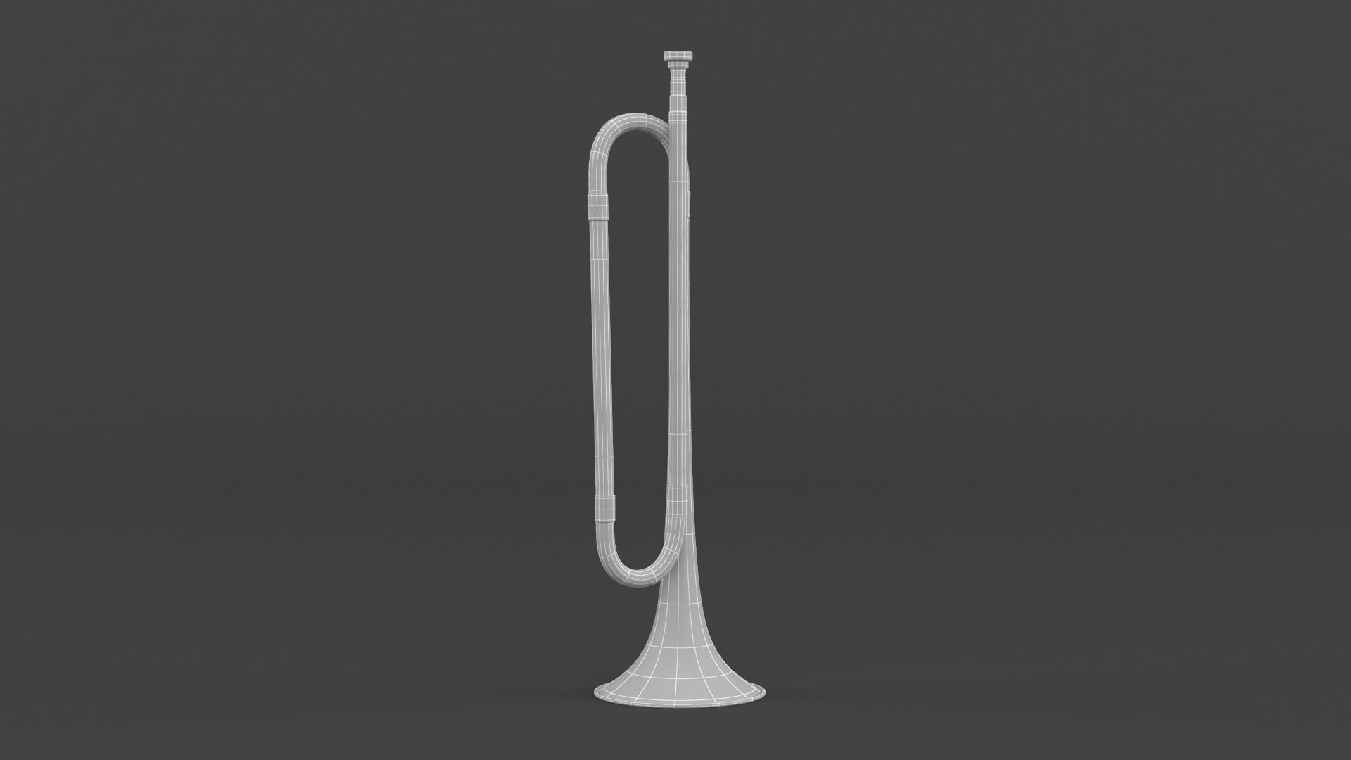 Trumpets brass trumpet 3D model_16
