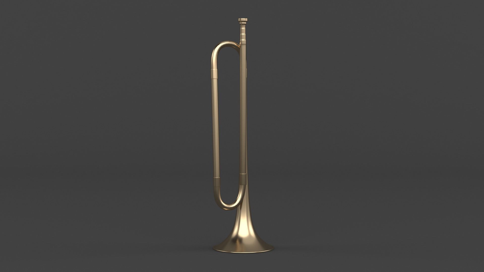 Trumpets brass trumpet 3D model_6