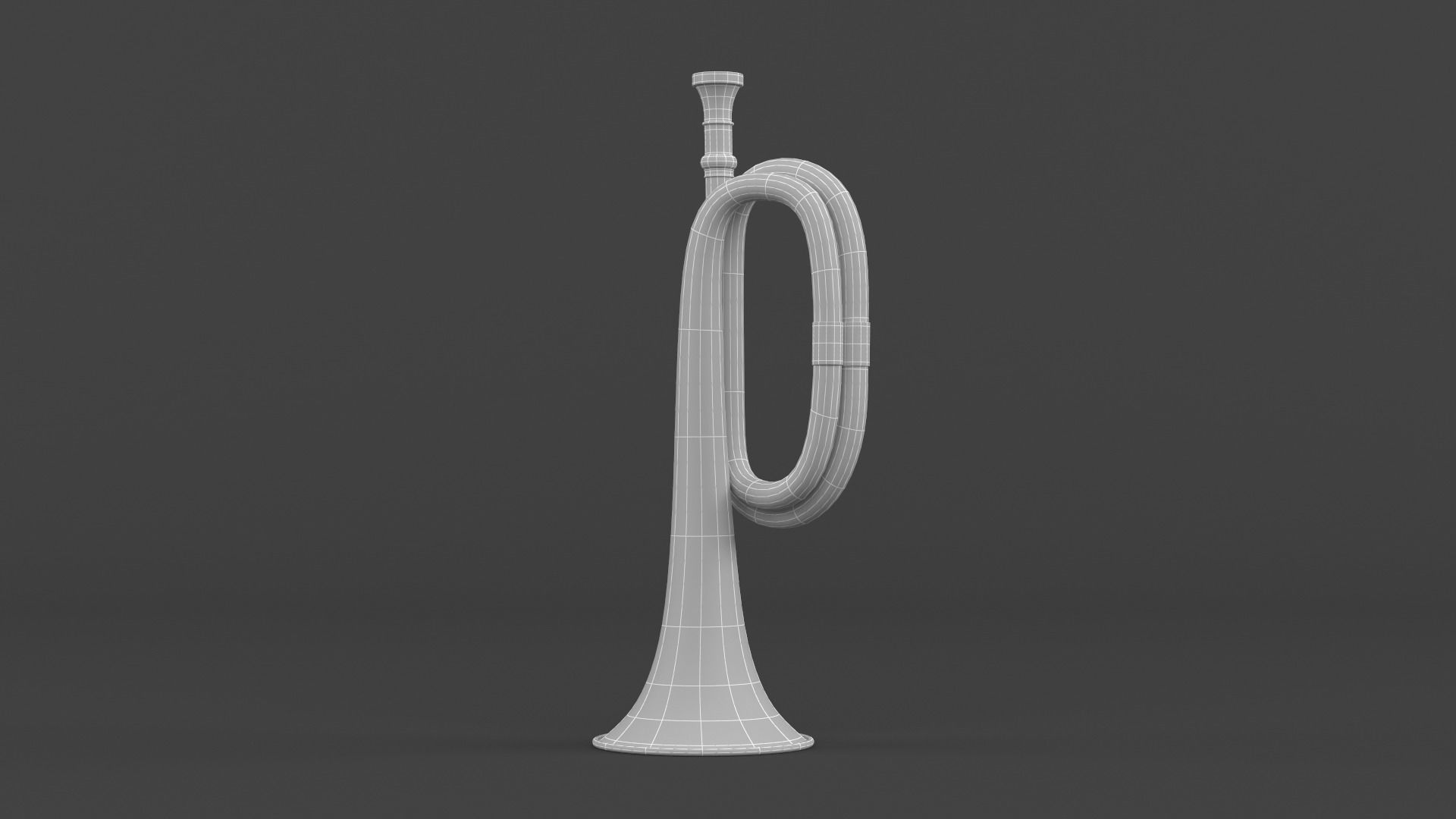 Trumpets brass trumpet 3D model_10