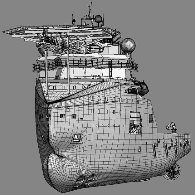 Construction Anchor Handling Vessel SKANDI SKANSEN 3D model_9