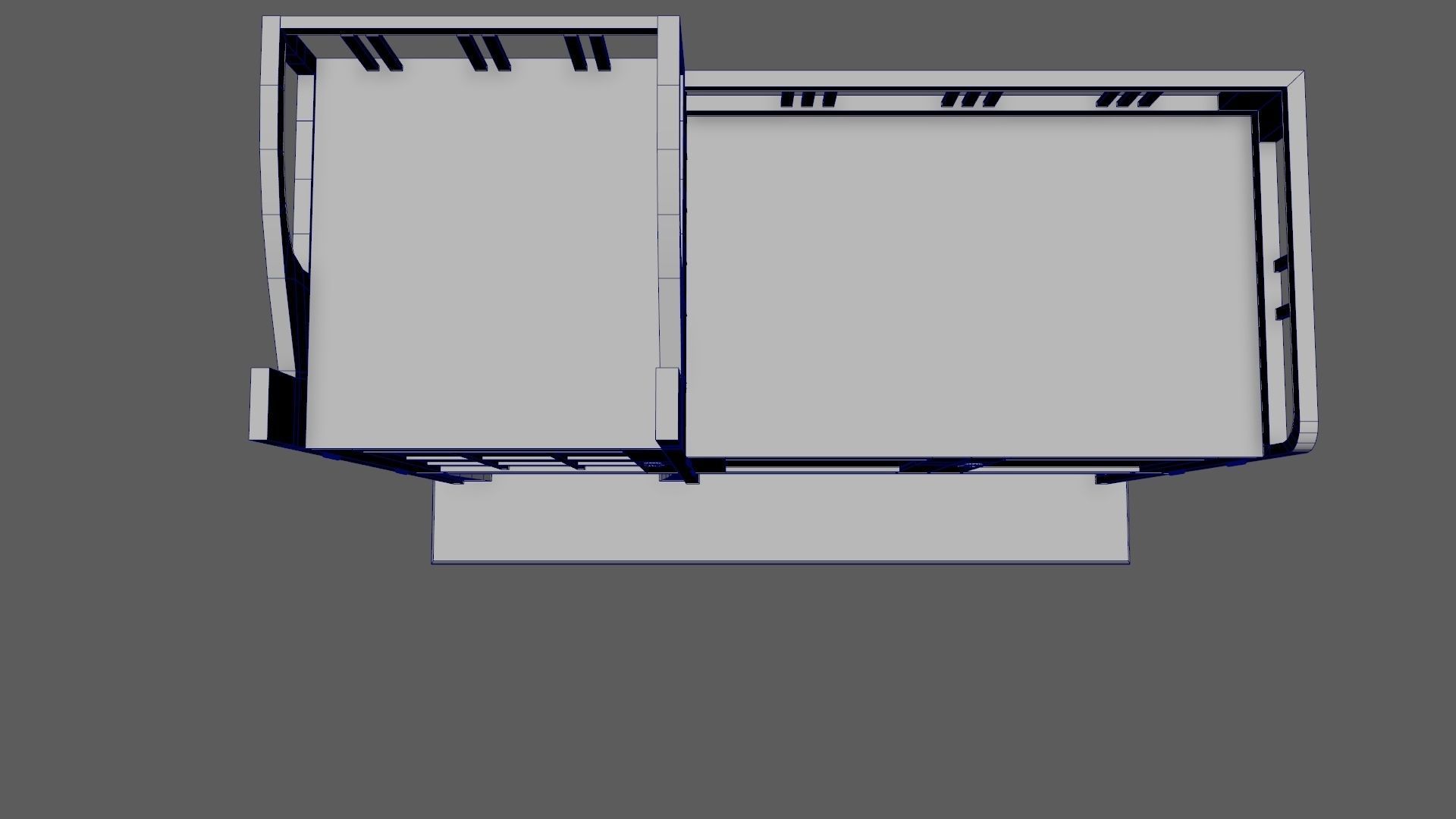 Art Nouveau Oak Buffet 1902 Netherlands PBR 4k Texture Desk Low-poly 3D model_20