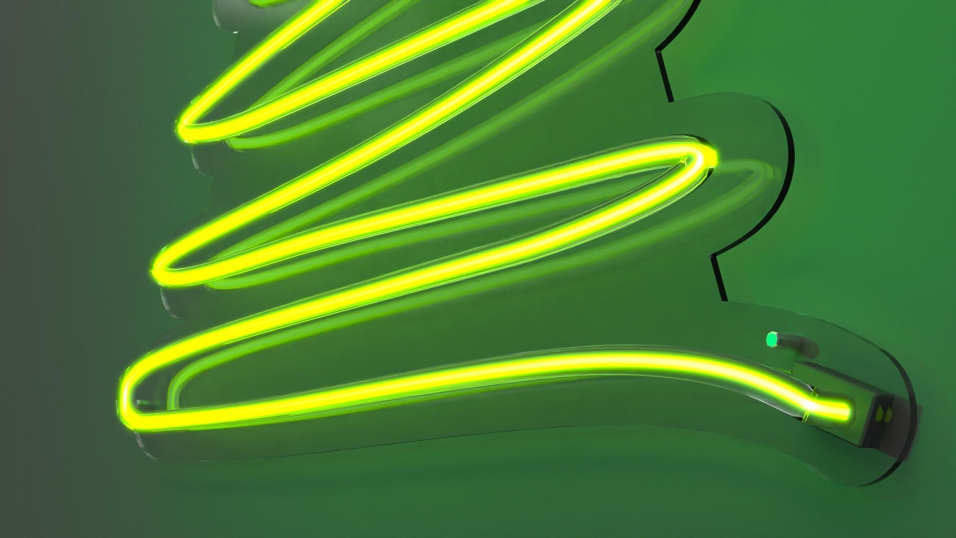 Christmas Tree - Neon Sign 3D model_2