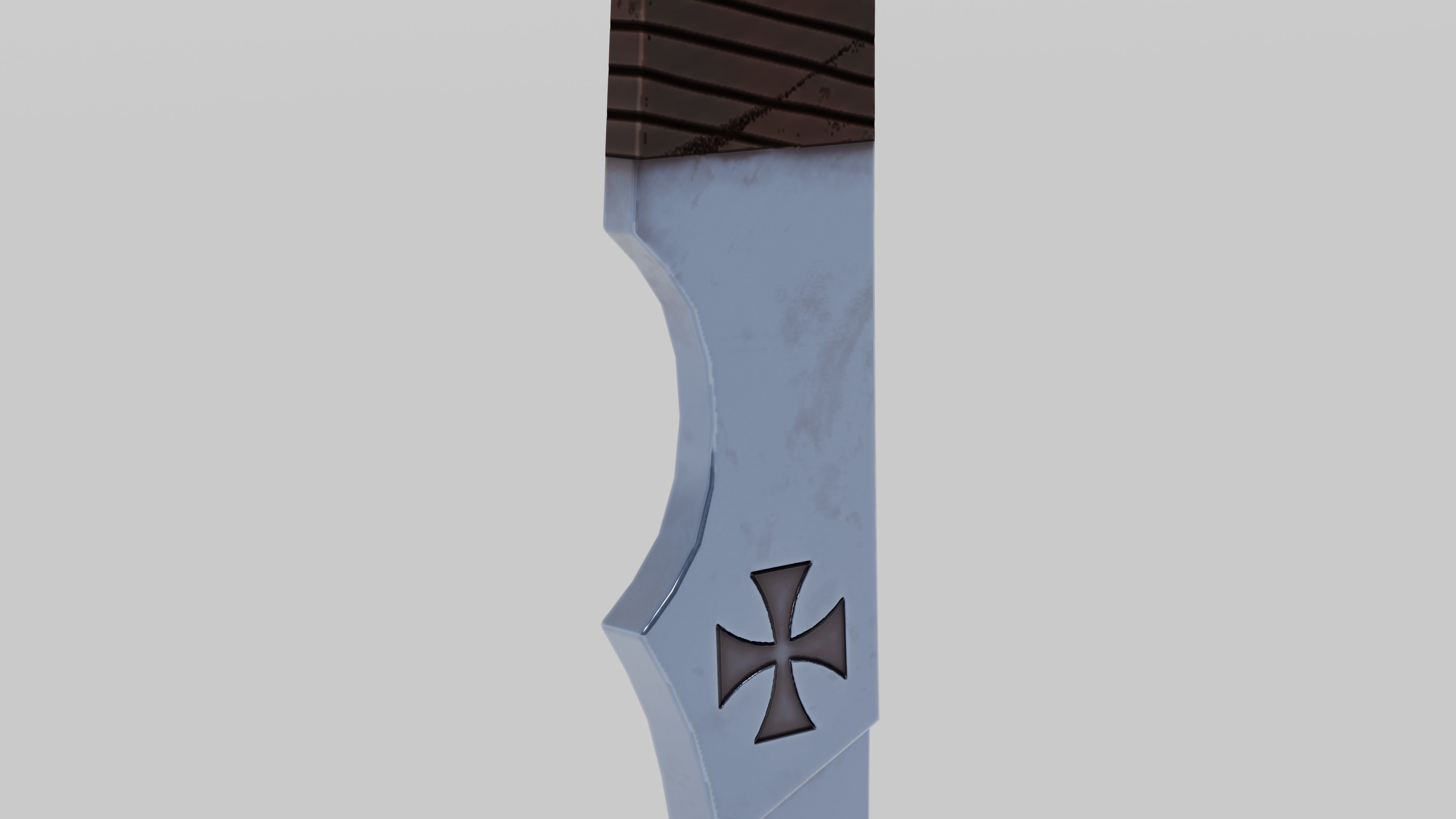 OB 00 10 vampire hunter knife Low-poly 3D model_3