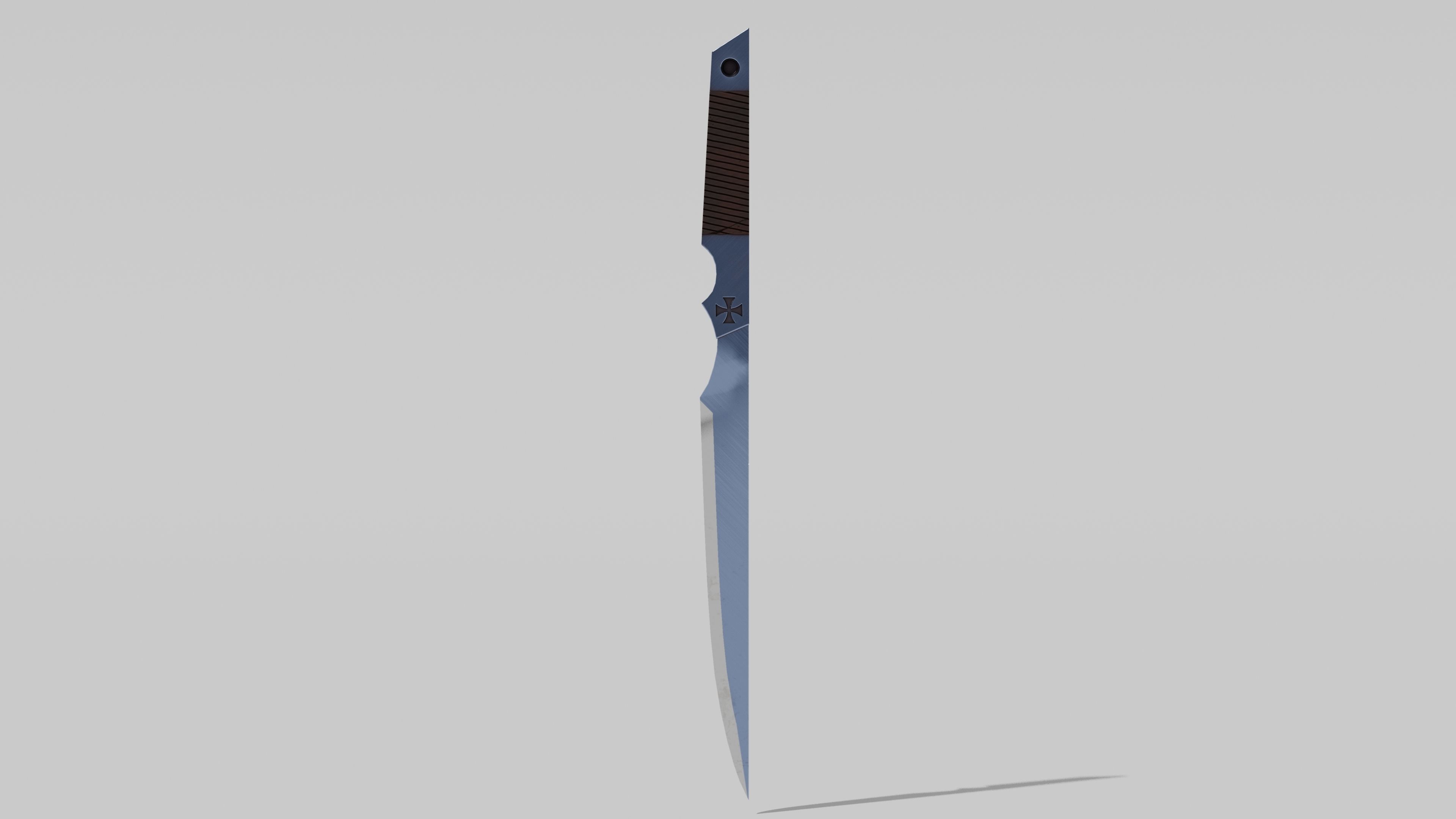 OB 00 10 vampire hunter knife Low-poly 3D model_6