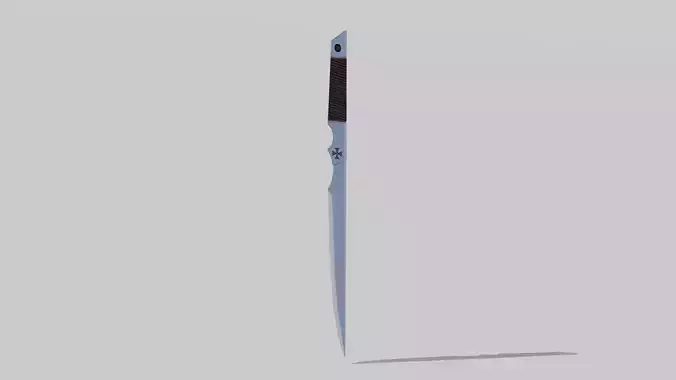 OB 00 10 vampire hunter knife Low-poly 3D model
