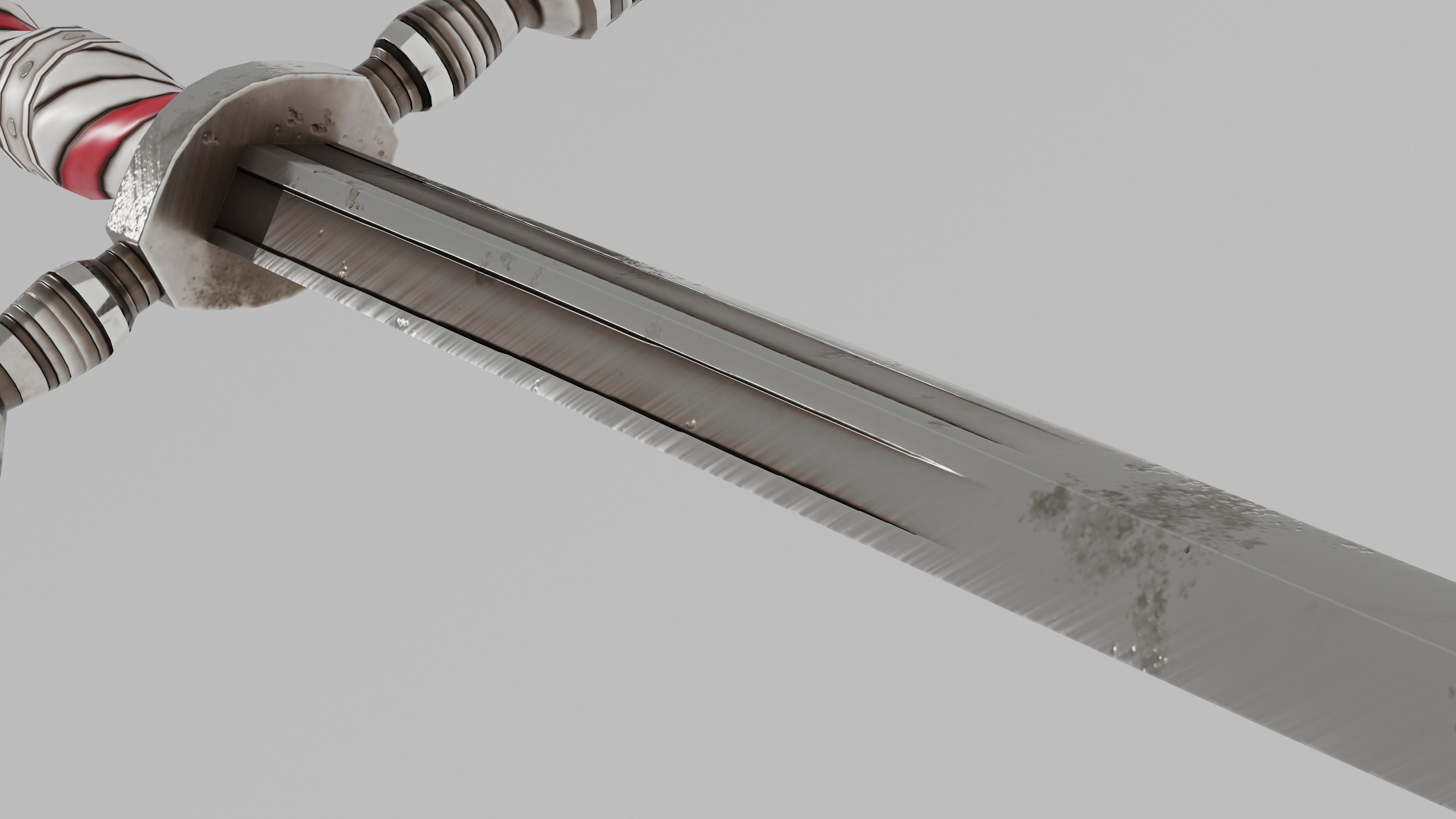 OB 00 11 vampire hunter stiletto Low-poly 3D model_5